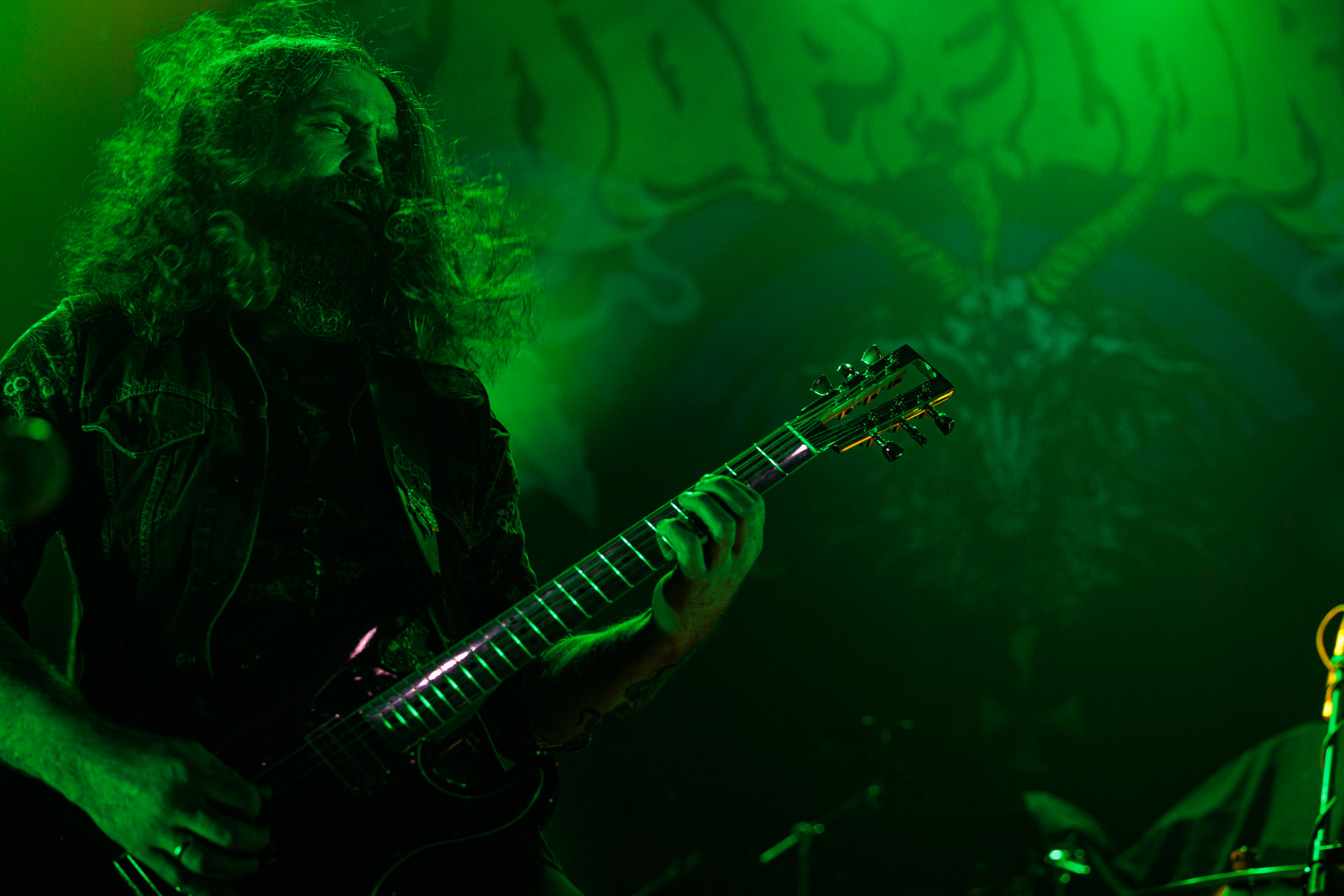 Dopelord - na warszawskim koncercie Vader w Progresji, down-tempo, stoner, metal, n/z Pawel Mioduchowski - gitara, wokal,n/z Grzegorz Pawłowski - gitara prowadząca,n/z Piotr Zin - gitara basowa, wokal,n/z Tomasz Walczak - perkusja,Left Hand Sounds, Knock Out Productions, Massive Music,fot. Andrzej Wasilkiewicz/Reporter