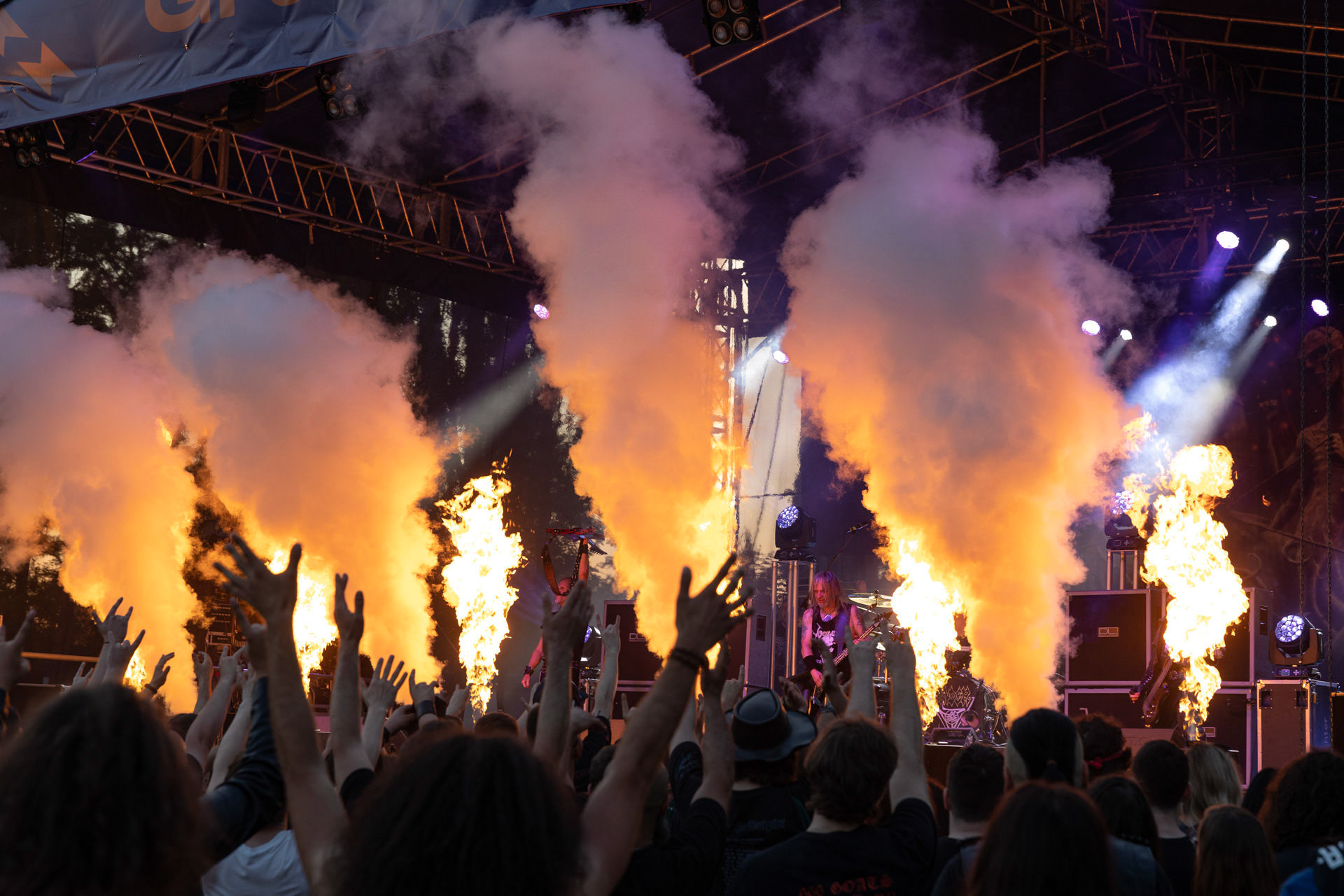 31.07.2021 Vader - koncert warszawska Progresja, Gramy do Woli,n/z Peter: Guitar + Vocalsn/z Pajak: Guitarn/z Hal: Bassn/z James: Drumsfot. Andrzej Wasilkiewicz/Reporter