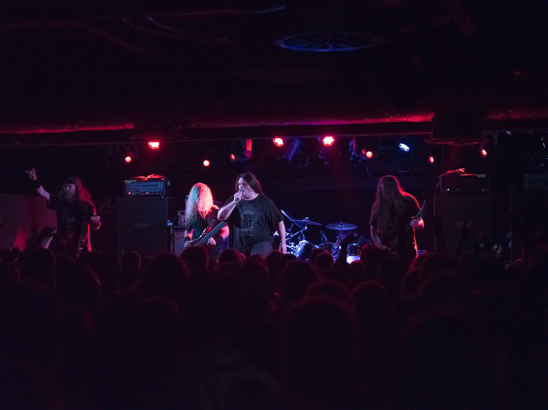 23.07.2018r. Cannibal Corpse koncert promujacy Red Before Black, Warszawa Proxima, George "Corpsegrinder" Fisher wokal
Pat O'Brien git.
Paul Mazurkiewicz perkusja
Rob Barrett git
Alex Webster bass, knockoutproduction, fot. Andrzej Wasilkiewicz/Reporter