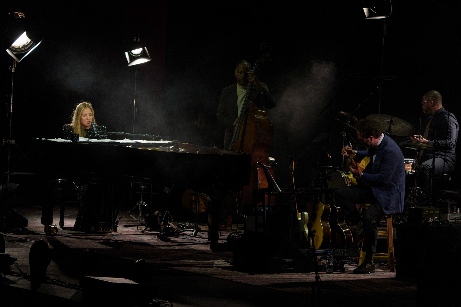 9.05.2023 Kanadyjska ikona jazzu Diana Krall, warszawski koncert na Torwarze. Produkcja Knock Out Productions.fot. Andrzej Wasilkiewicz/Reporter