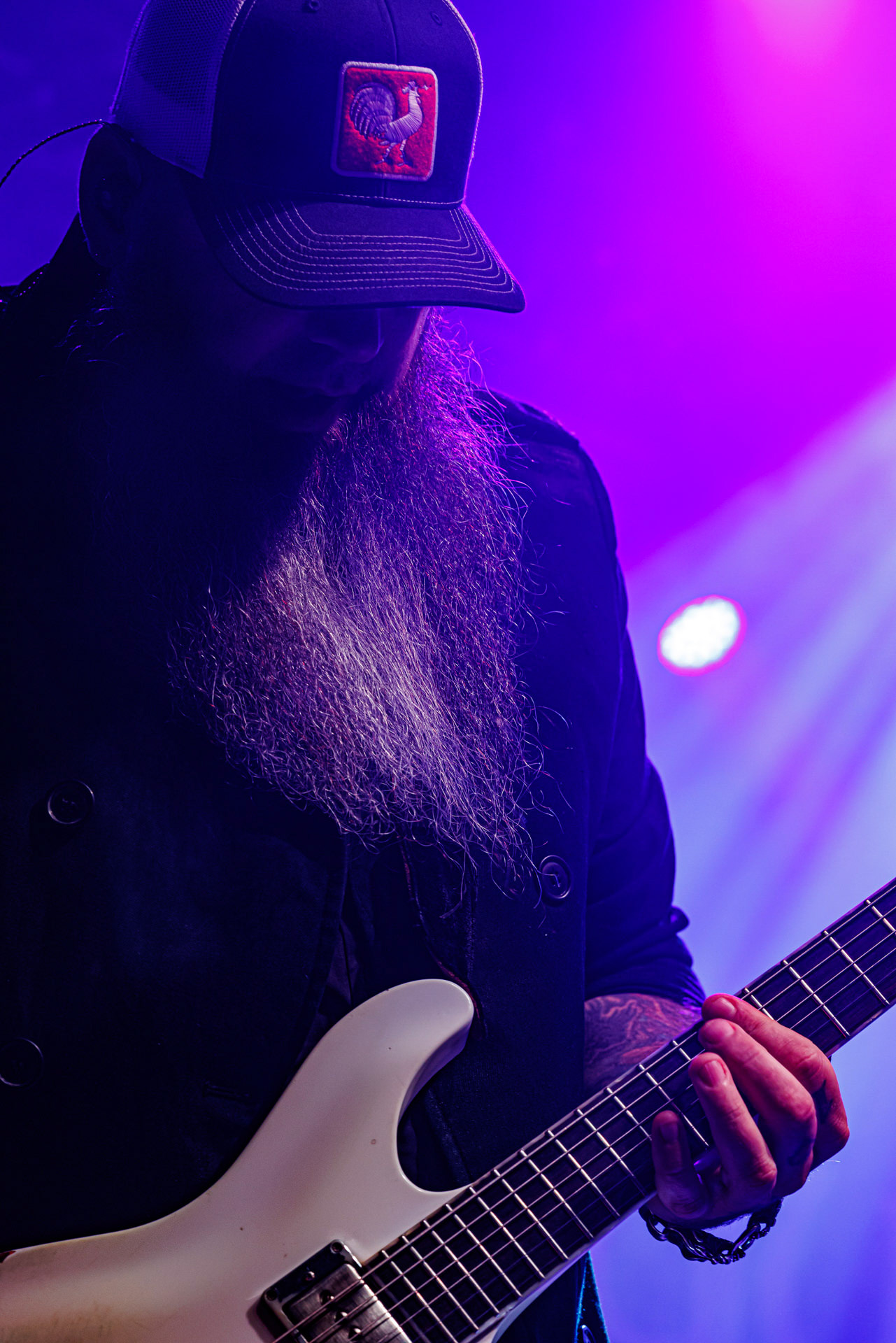 7.10.2022 Warszawski koncert Three Days Grace w klubie Progresja.Kanadyjczycy promuja nowy album EXPLOSIONS.n/z Barry Stock – gitara, n/z Brad Walst – gitara basowa, n/z Neil Sanderson – perkusja, instrumenty klawiszowe, n/z Matt Walst – wokal,Produkcja Knock Out Productions, Fot. Andrzej Wasilkiewicz/Reporter