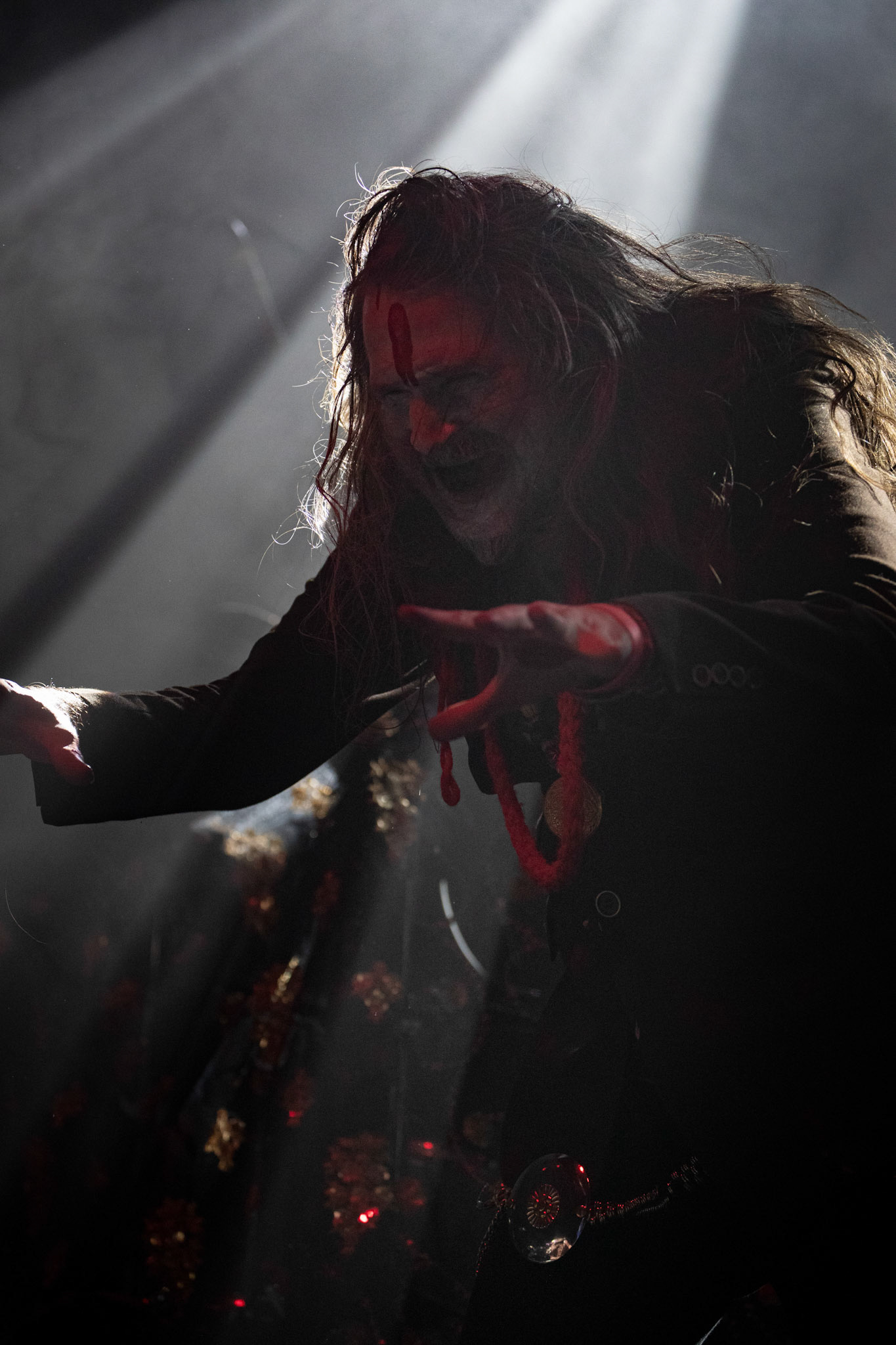 15.12.2019 koncert norweskiego zespołu Dødheimsgard, Merry Christless 2019, Warszawa Klub Progresja,
zespół Vicotnika - Yusaf Parvez, alternatywny metal, industrial metal,
n/z Yusaf "Vicotnik" Parvez - gitara, śpiew,
New Aeon Musick, Knock Out Productions
fot. Andrzej Wasilkiewicz/REPORTER