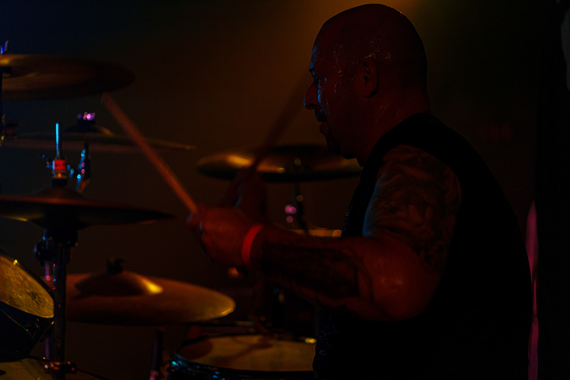 15.07.2023 - NERVOCHAOS - Brazil, Death metal, Warszawa, klub Potok. fot. Andrzej Wasilkiewicz/kaziq.com