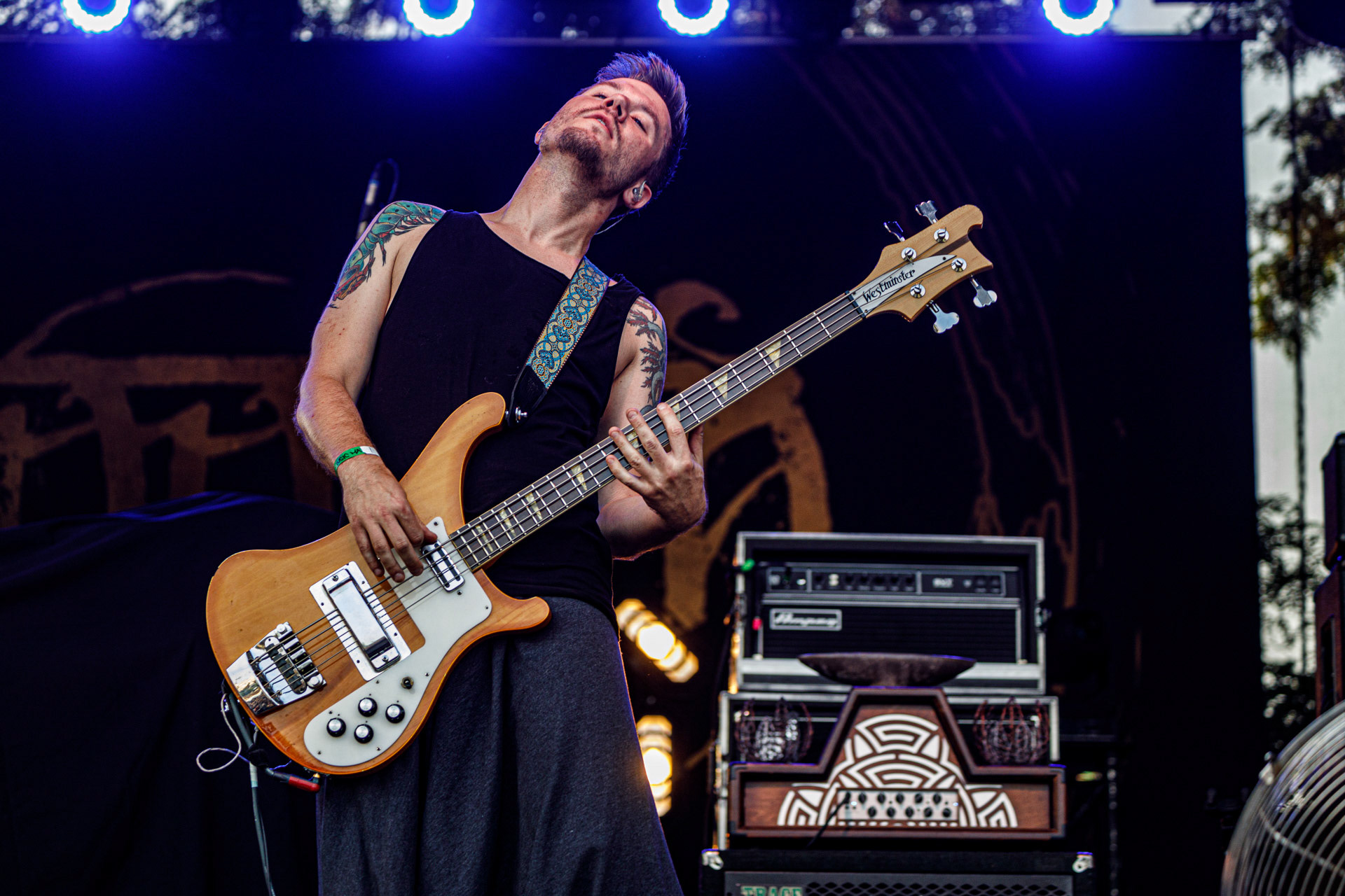 22.07.2022 Sunnata - przed Paradise Lost - na warszawskim koncercie letniej sceny klubu Progresja.Knock Out Production, Produkcja Knock Out Productions,Fot. Andrzej Wasilkiewicz/Reporter