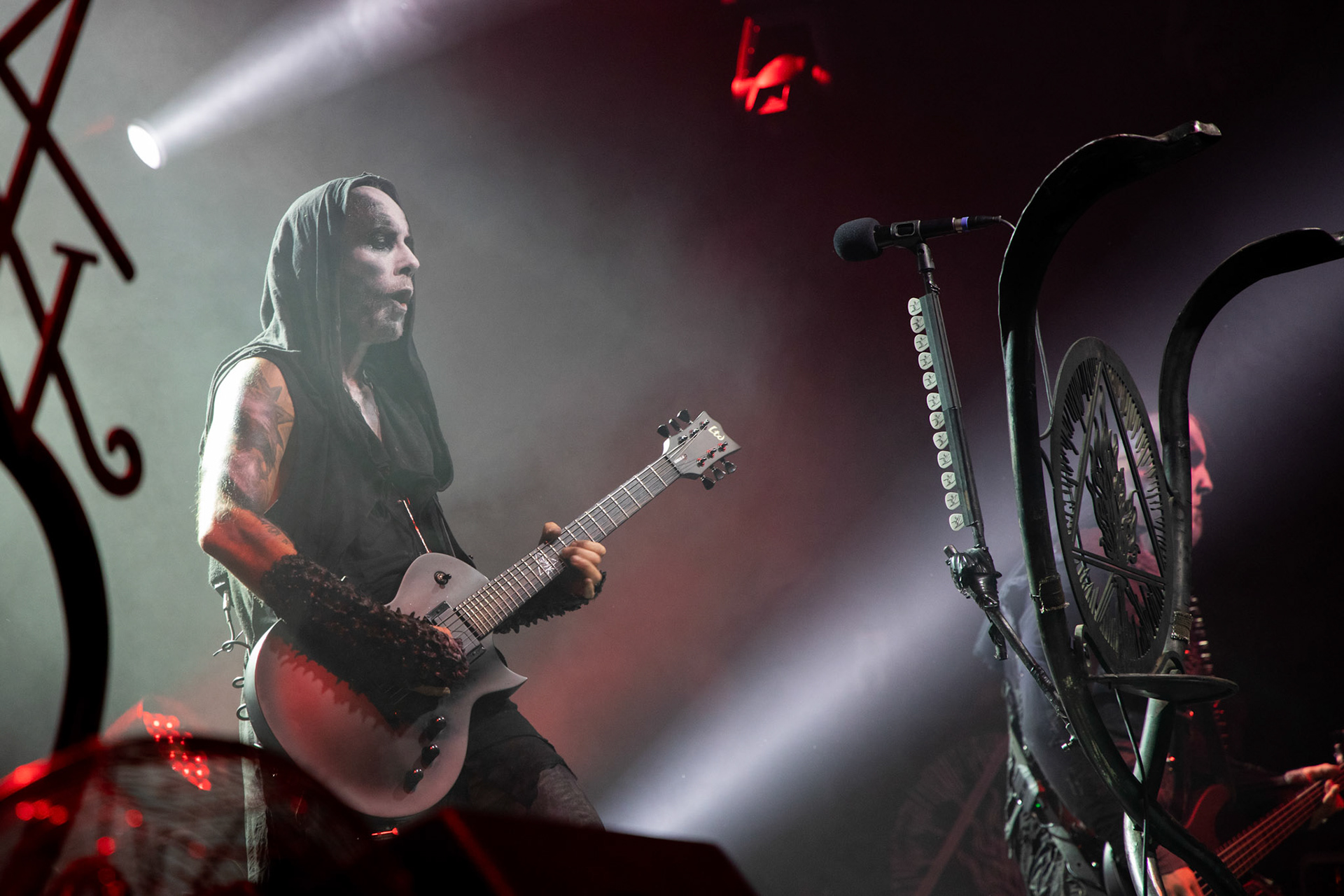 14.12.2018r. Behemoth koncert Merry Christless - Warszawa Progresja, Adam "Nergal" Darski – gitara, wokal prowadzący, 
Zbigniew "Inferno" Promiński – perkusja,
Tomasz "Orion" Wróblewski – gitara basowa, Patryk "Seth" Sztyber – gitara,  fot. Andrzej Wasilkiewicz/Reporter