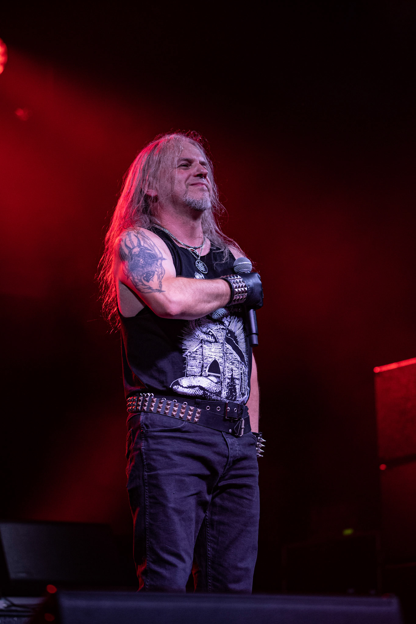 12.09.2021 - KAT i Roman Kostrzewski - koncert "Do zobaczenia w piekle" Wroclaw, Centrum Koncertowe A2.   Piotr „Peter” Wiwczarek (Vader), fot. Andrzej kaziq Wasilkiewicz