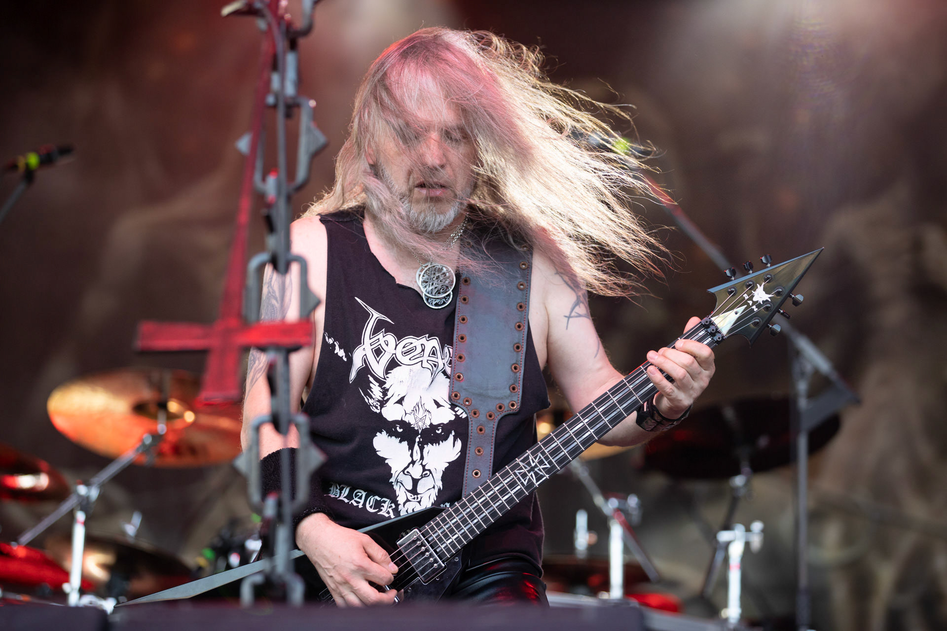 31.07.2021 Vader - koncert warszawska Progresja, Gramy do Woli,n/z Peter: Guitar + Vocalsfot. Andrzej Wasilkiewicz/Reporter