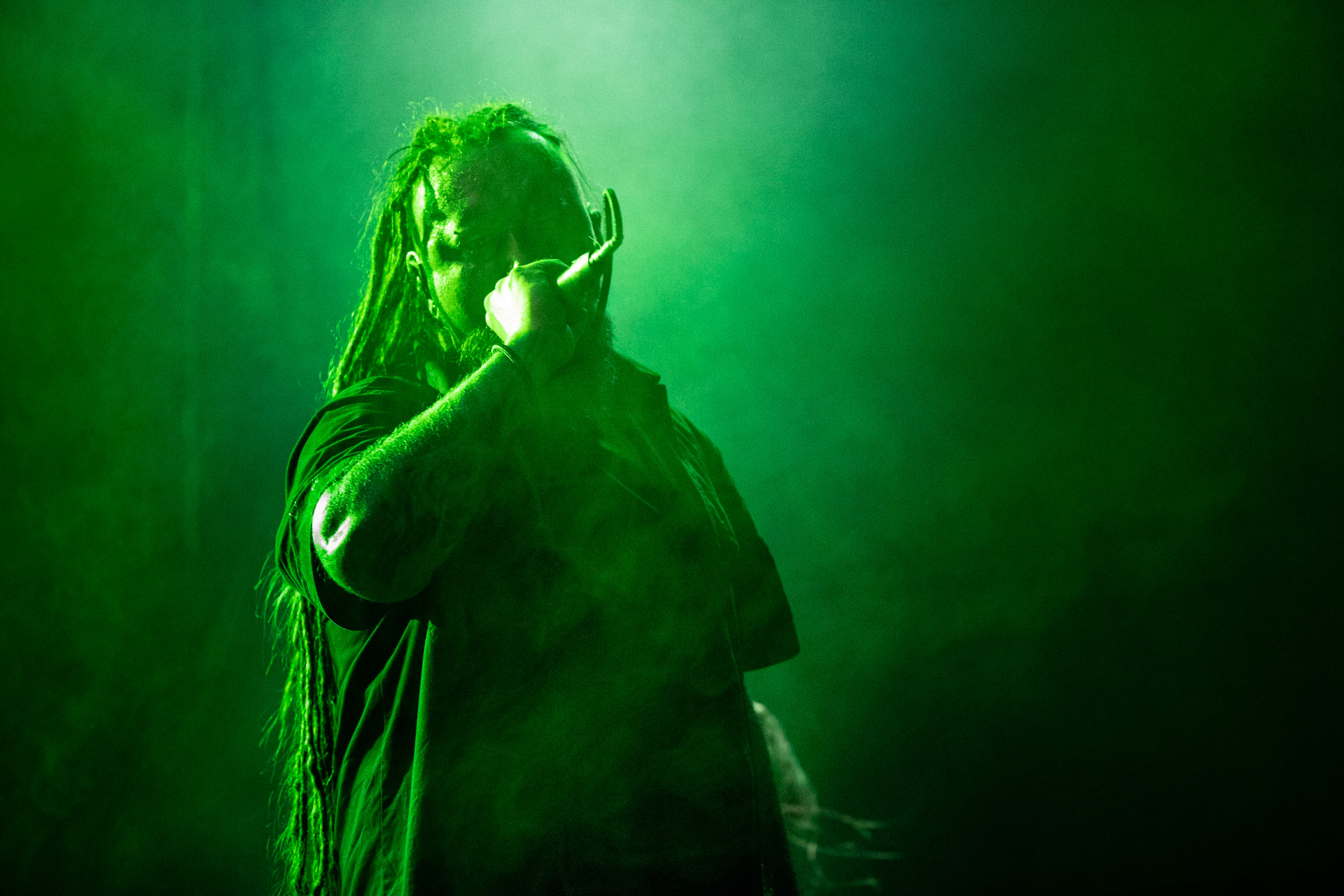 28.08.2021 Decapitated - koncert, Warszawa klub REJS,Lato w Plenerze, Winiary Bookings, Mystic Production, Nuclear Blast,n/z Rafal Rasta Piotrowski – wokal, Fot. Andrzej Wasilkiewicz/Reporter