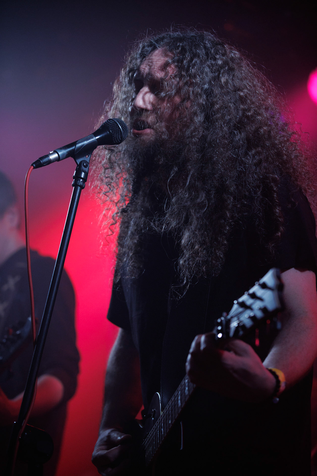 Painthing - death, doom metal.Koncert Czwarta Fala MMXXII klub VooDoo Warszawa.n/z Kuba Grobelny – guitar, vocal, n/z Bartłomiej Kaczor – guitar, n/z Darek Ojdana – keys, n/z Jan Rajkow-Krzywicki – bass,n/z Tomasz Śwital – drums,Fot. Andrzej Wasilkiewicz/kaziq.com