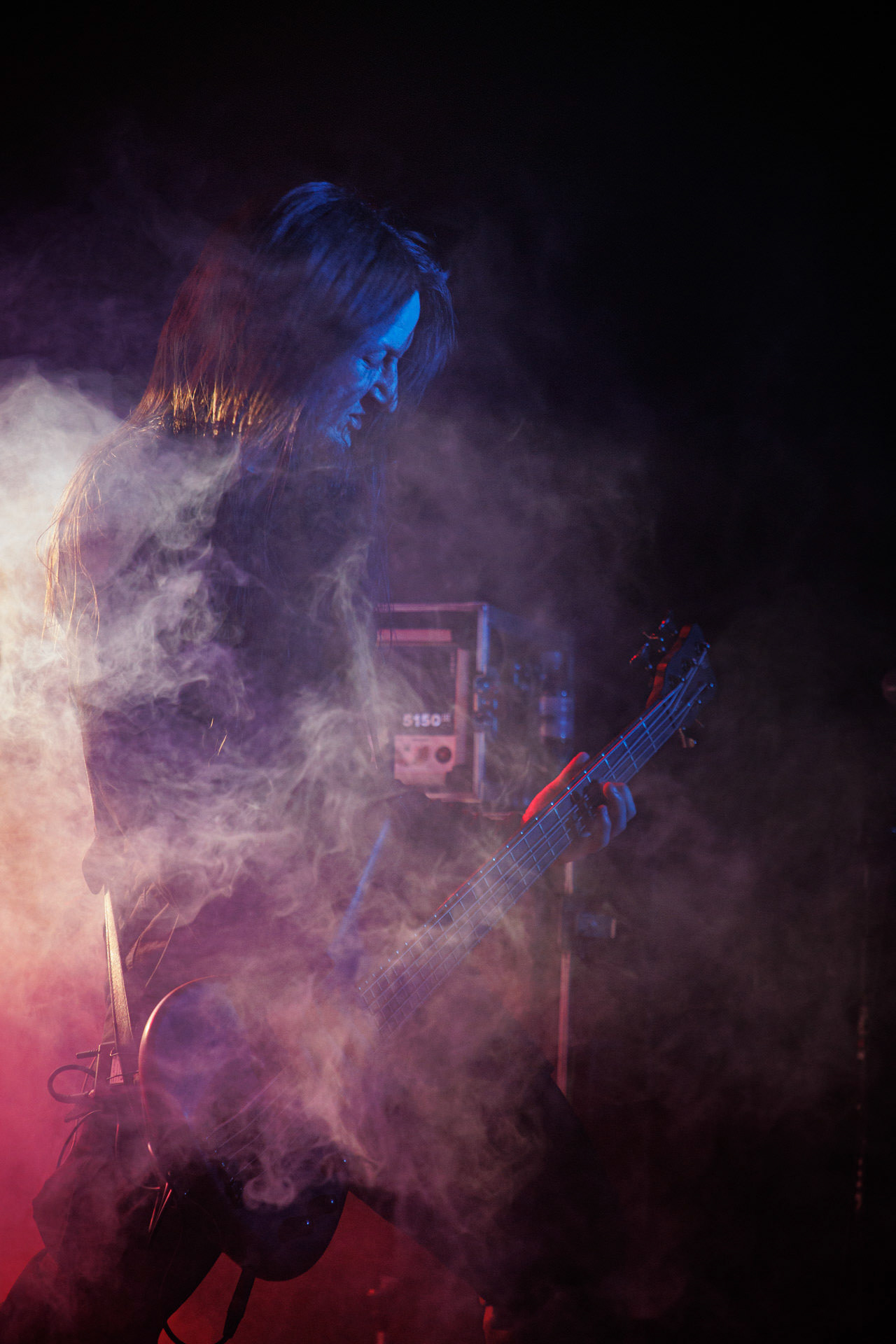 18.03.2022 Thy Disease - INFERNALIS RESURGENTIS - Warszawski koncert zespolu Thy Disease.Black metal, death metal, polski metal. n/z Andrew – bassfot. Andrzej Wasilkiewicz/Reporter