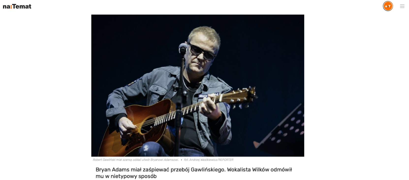 Bryan Adams miał zaśpiewać przebój Gawlińskiego. Wokalista Wilków odmówił mu w nietypowy sposób