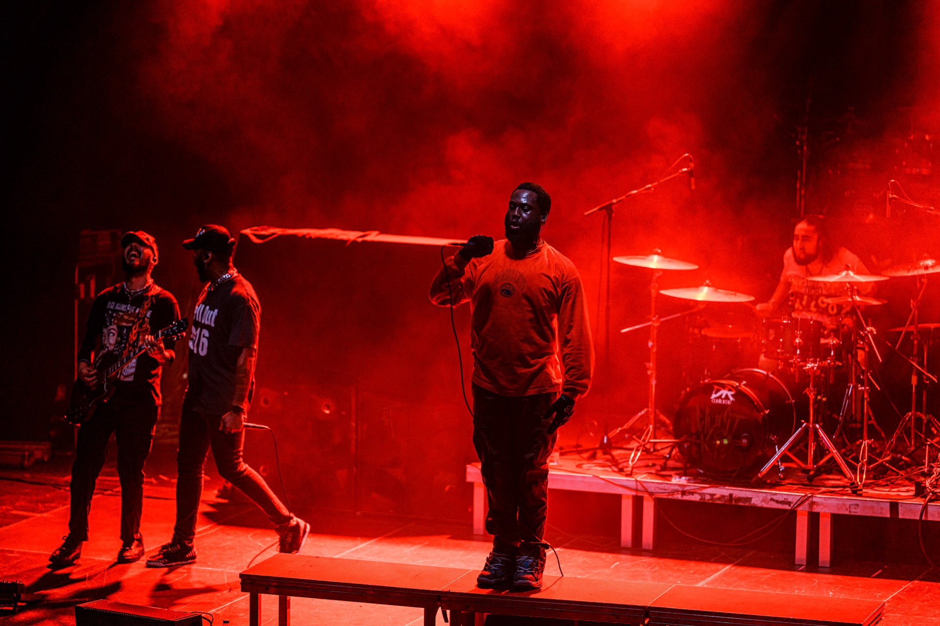 2023.02.10 Oxymorrons - USA - to amerykanski alternatywny zespol mieszajacy style hip-hop, rock, core, noise, z Queens w stanie Nowy Jork. Winiary Bookings. Fot. Andrzej Wasilkiewicz/Reporter