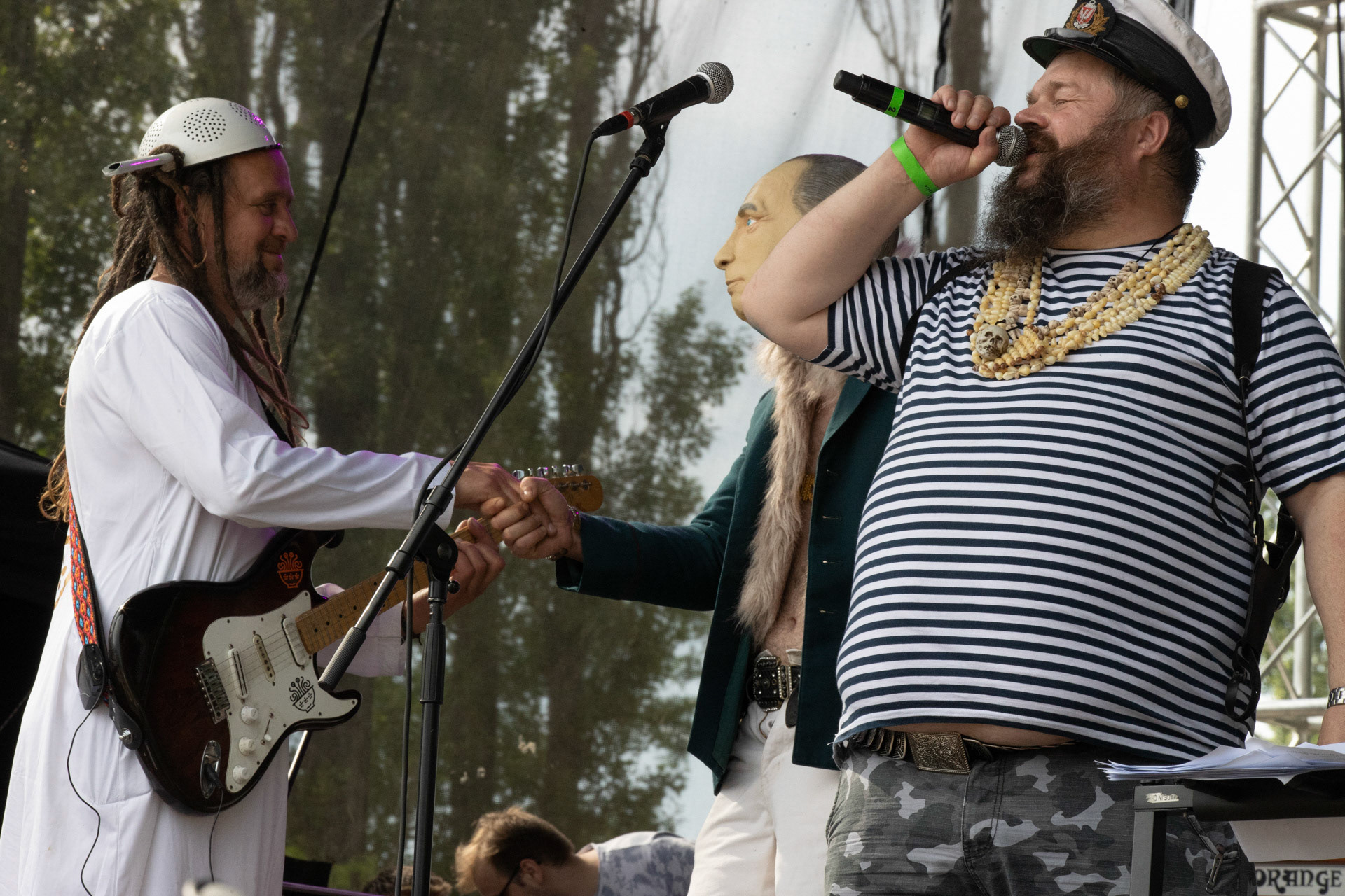 The Novorodkens i Hacrmistrz Gruczol- koncert Zacieralia w warszawskiej Progresji.Gramy Do Woli - Warszawa, Progresja.Fot. Andrzej Wasilkiewicz/Reporter