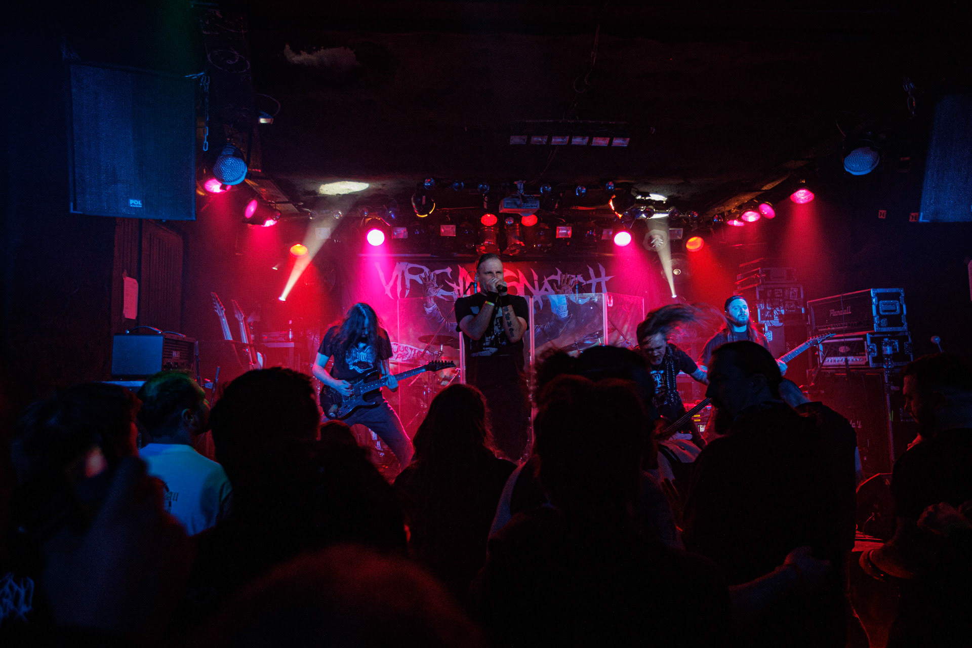 18.03.2022 VIRGIN SNATCH - INFERNALIS RESURGENTIS - Warszawski koncert zespolu VIRGIN SNATCH,thrash metal, death metal,n/z Lukasz "Zielony" Zielinski wokal,n/z Grzegorz "Grysik" Bryla  gitara, n/z Pawel Pasek - gitara, n/z Piotr "Aniol" Wacisz  gitara basowa, n/z Pawel Pawulon Jaroszewicz - perkusja,fot. Andrzej Wasilkiewicz/Reporter