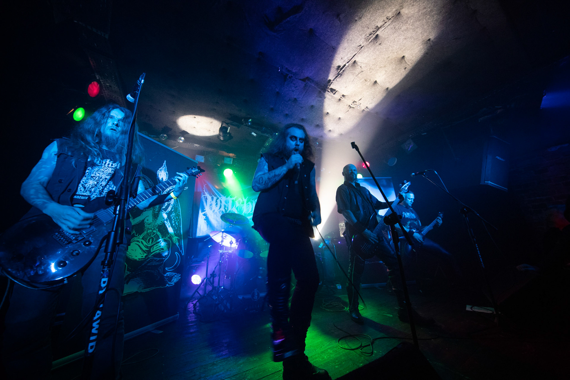 14.01.2019r. Witchmaster,  trasa XX years of Violence & Blasphemy klub VooDoo  Warszawa.  fot. Andrzej Wasilkiewicz/Reporter