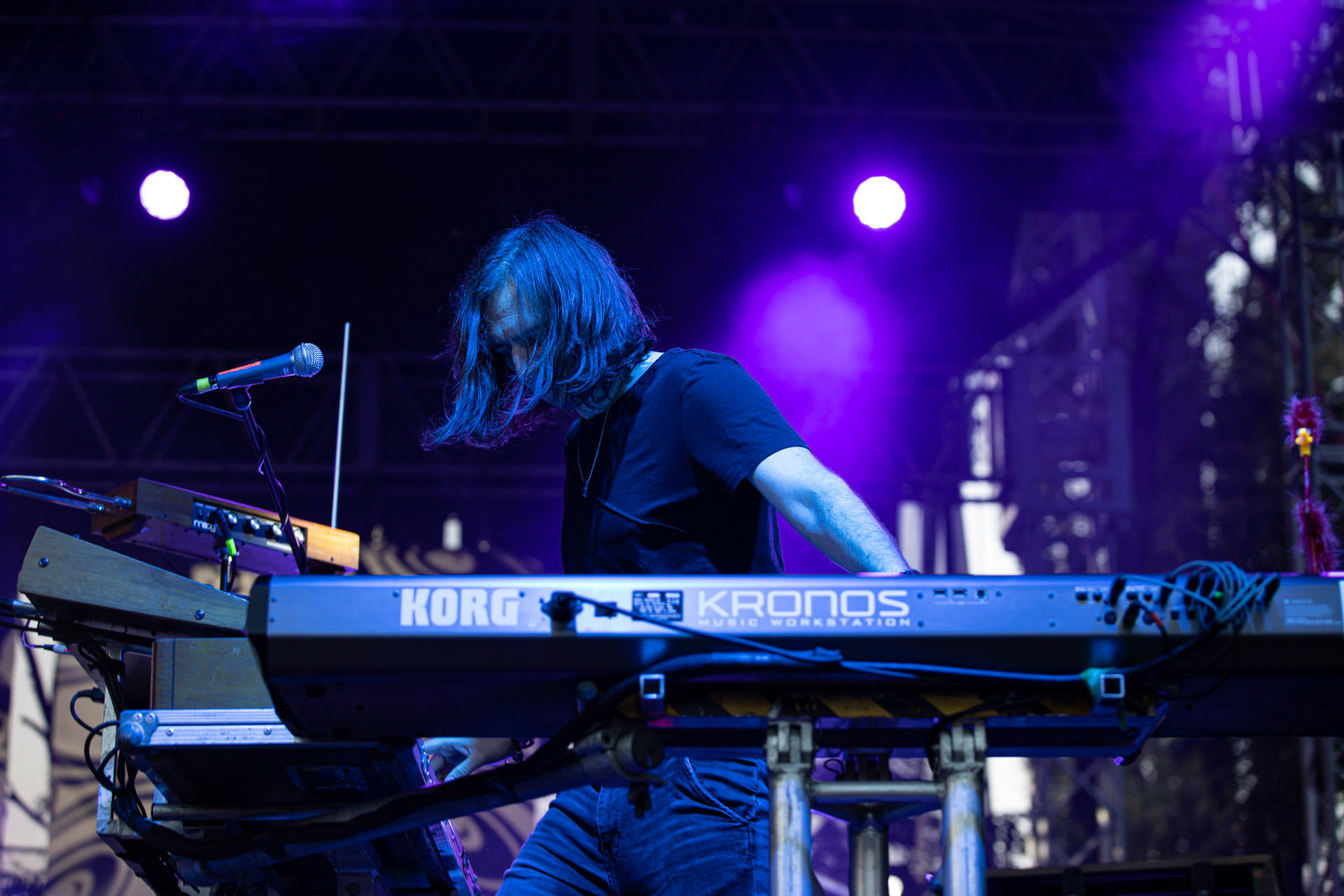 21.08.2021 koncert Riverside 20 lecie w Warszawie,Letnia scena Progresji, Gramy do Woli.n/z Michal Lapaj – instrumenty klawiszowe, wokal,Fot. Andrzej Wasilkiewicz/Reporter