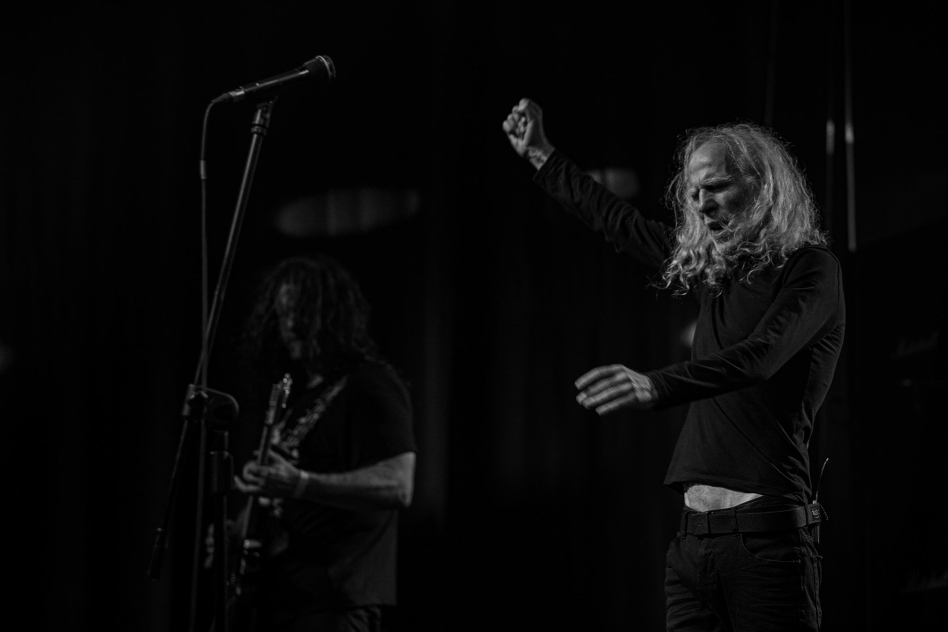 12.09.2021 - KAT i Roman Kostrzewski - koncert "Do zobaczenia w piekle" Wroclaw, Centrum Koncertowe A2.  Roman Kostrzewski – wokalJacek Nowak – perkusjaKrzysztof Pistelok – gitaraJacek Hiro – gitaraMichal Laksa – basGościnnie: Adam „Nergal” Darski (Behemoth)Piotr „Peter” Wiwczarek (Vader),Tomasz „Titus” Pukacki (Acid Drinkers)Adrian „Fred” Frelich (Dragon)Krzysztof „Fazi” Oset (ex-Kat)Piotr „Mancover” Mańkowski (Wolf Spider)Wacław „Vogg” Kiełtyka (Decapitated)Marek „Spider” Pająk (Vader)Jarek „Gronos” Gronowski (Dragon, ex-Kat)Paweł „Baitel” Pasek (Decapitated) Piotr Radecki (ex-Kat &amp; Roman Kostrzewski)fot. Andrzej kaziq Wasilkiewicz