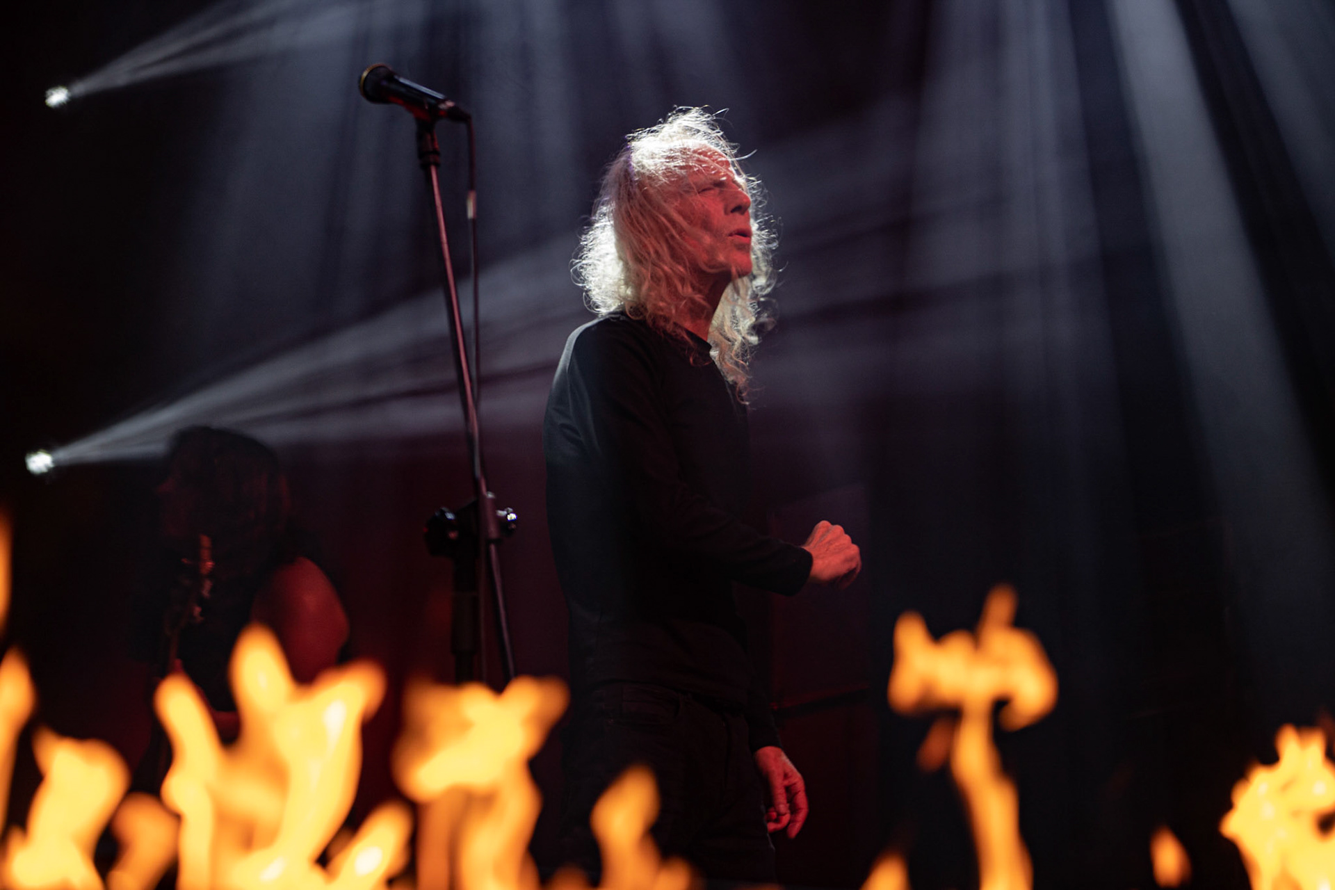 12.09.2021 - KAT i Roman Kostrzewski - koncert "Do zobaczenia w piekle" Wroclaw, Centrum Koncertowe A2.  Roman Kostrzewski – wokal, fot. Andrzej kaziq Wasilkiewicz