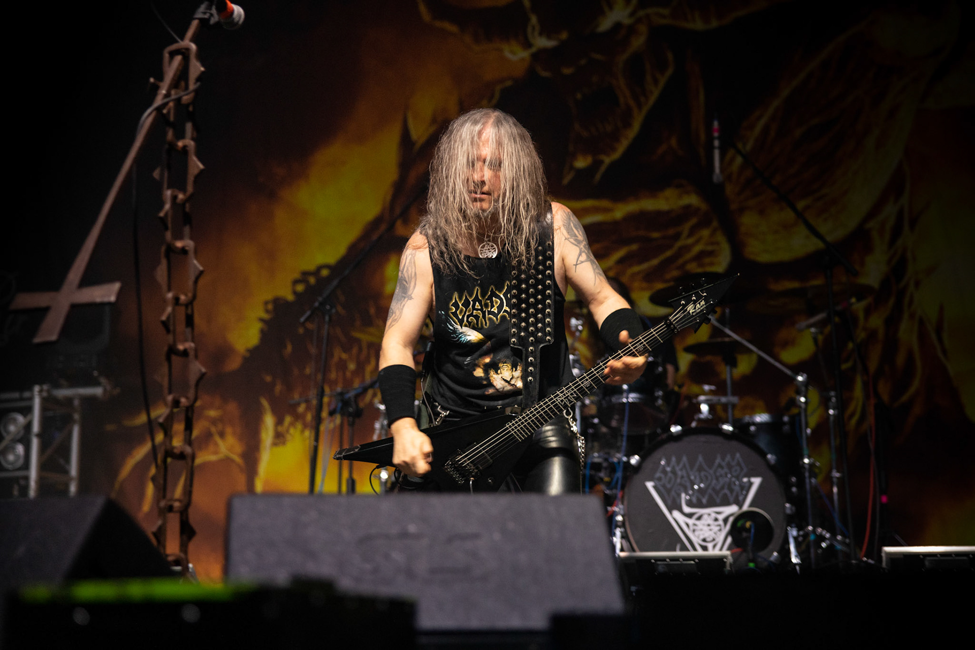 Legendy Metalu Vader - Death Metal - koncert Legendy Metalu w warszawskiej Progresji, 
Peter: Guitar + Vocals
Pajak: Guitar
Hal: Bass
James: Drums
fot. Andrzej kaziq Wasilkiewicz/Reporter