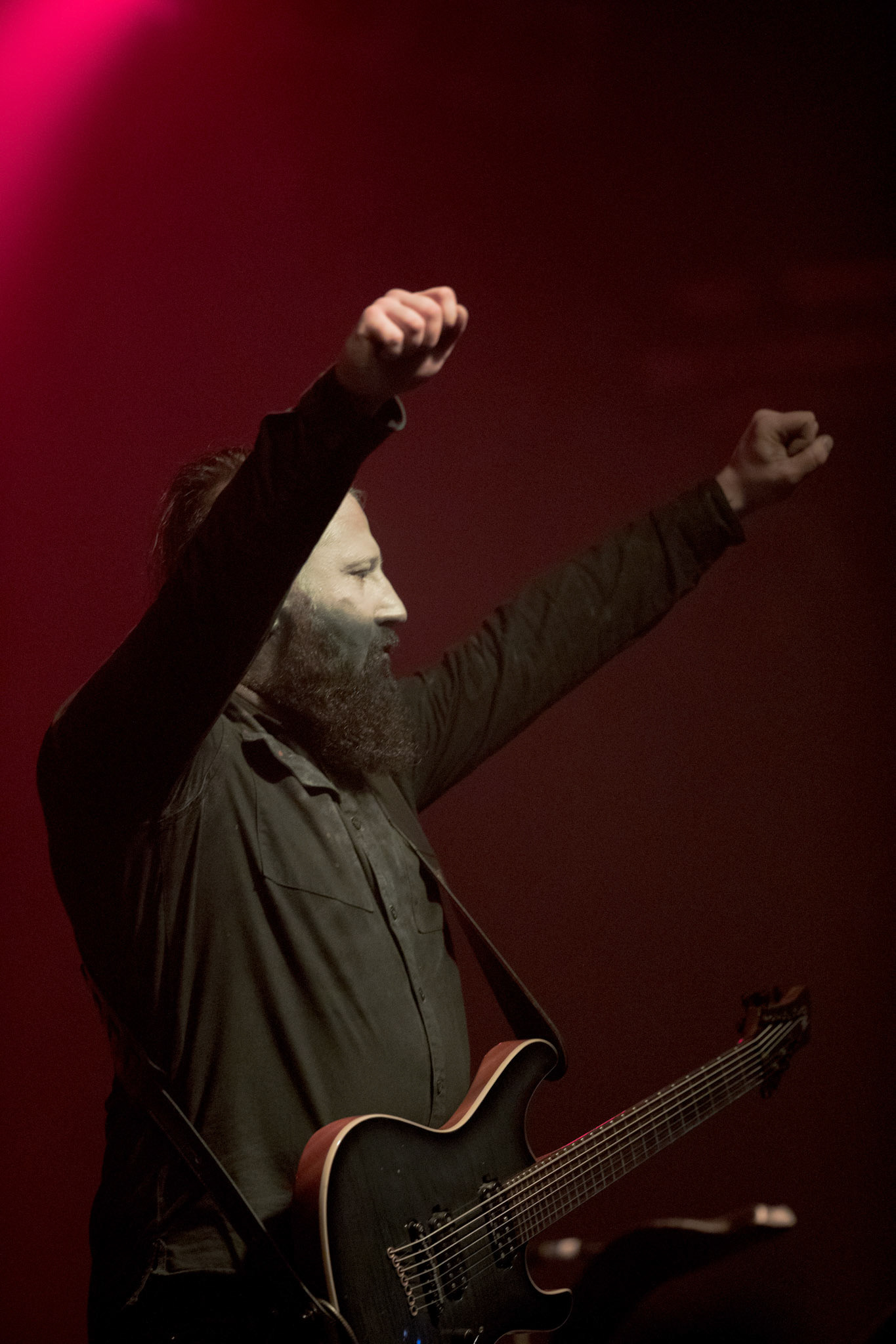 15.12.2017r. Behemoth koncert Merry Christless - Warszawa Progresja, Adam "Nergal" Darski – gitara, wokal prowadzący, 
Zbigniew "Inferno" Promiński – perkusja,
Tomasz "Orion" Wróblewski – gitara basowa, Patryk "Seth" Sztyber – gitara,  fot. Andrzej Wasilkiewicz/Reporter