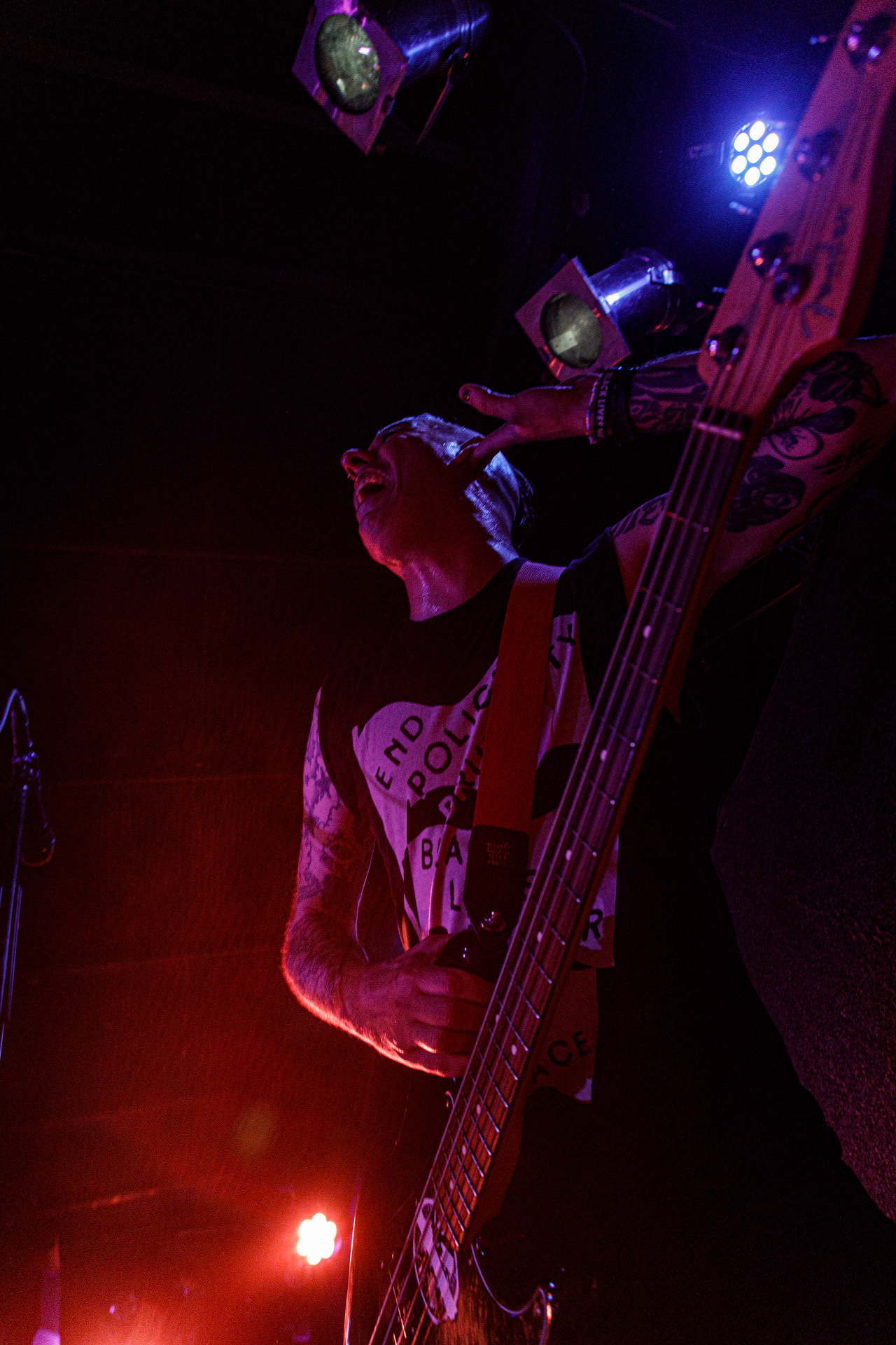 19.07.2022 ANTI-FLAG Amerykanska legenda punk-rocka na warszawskim koncercie w klubie Proxima.Produkcja WiniaryBookings. fot. Andrzej Wasilkiewicz/Reporter