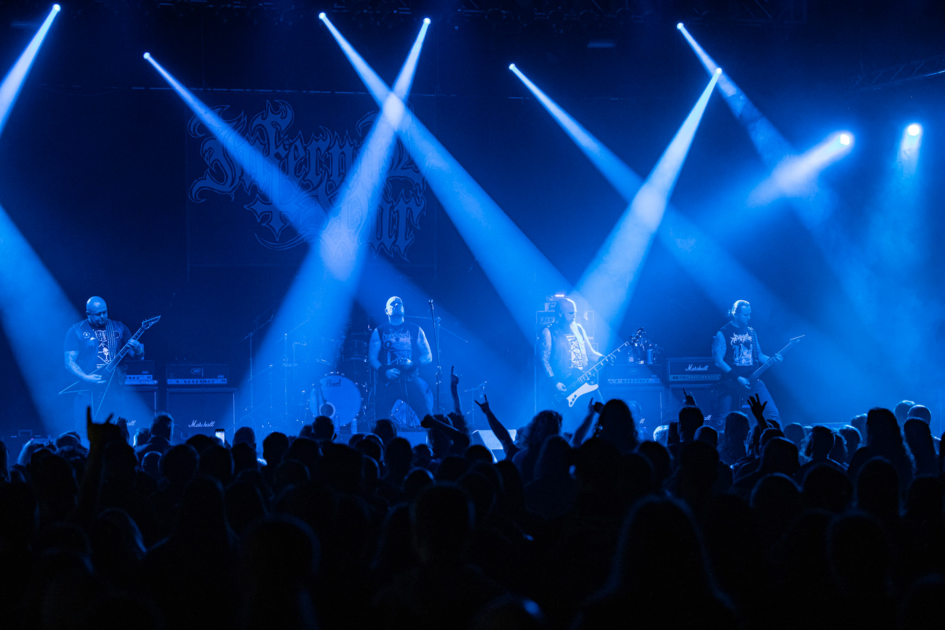 21.12.2019 Metalowa Wigilia 2019 w warszawskiej Progresji.
Koncert zespołu Infernal War, polski blackmetal.
Massive Music 
fot. Andrzej Wasilkiewicz/REPORTER