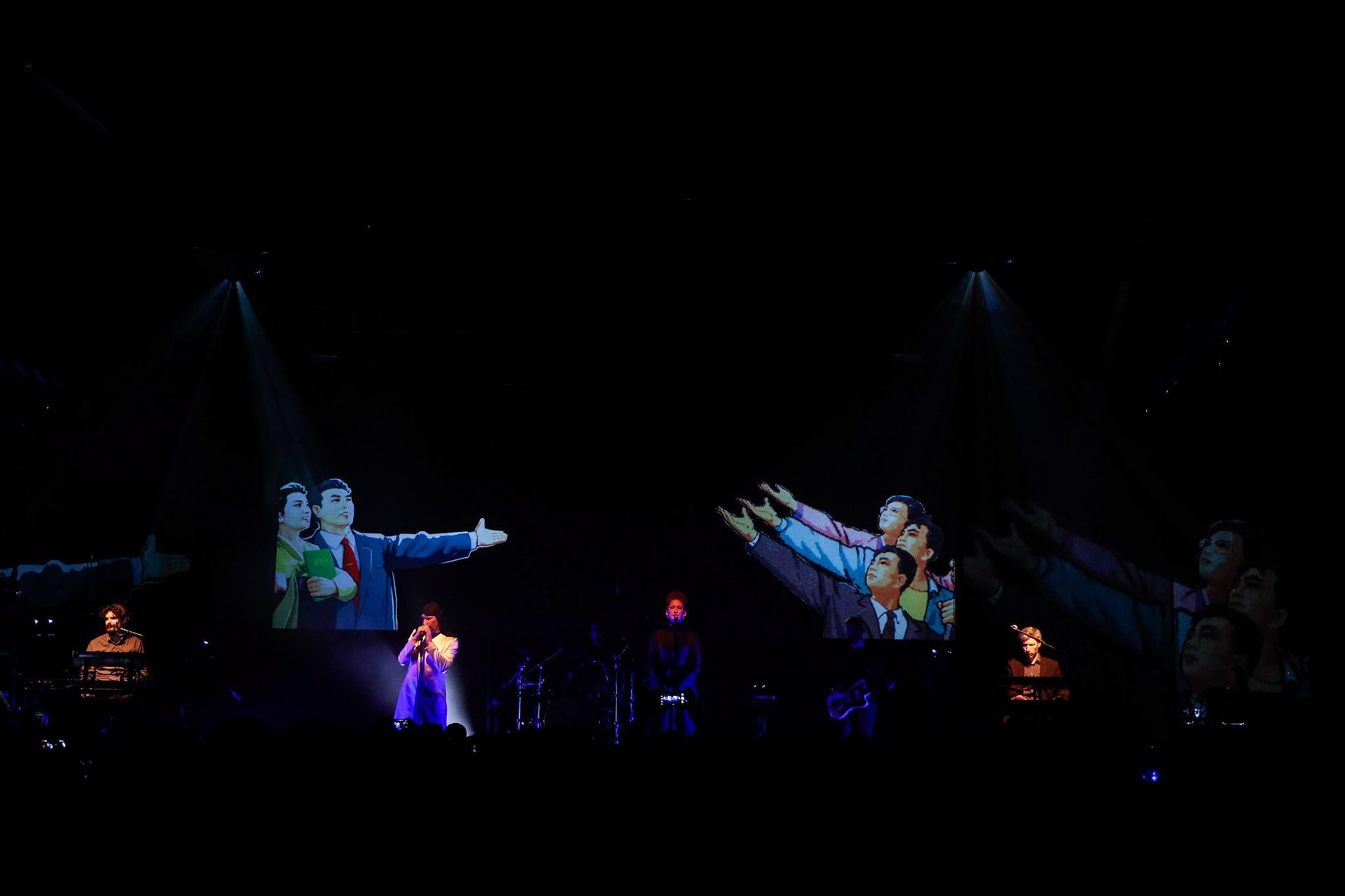 25.02.2019 LAIBACH - koncert warszawska Progresja,  
fot. Andrzej Wasilkiewicz/Reporter