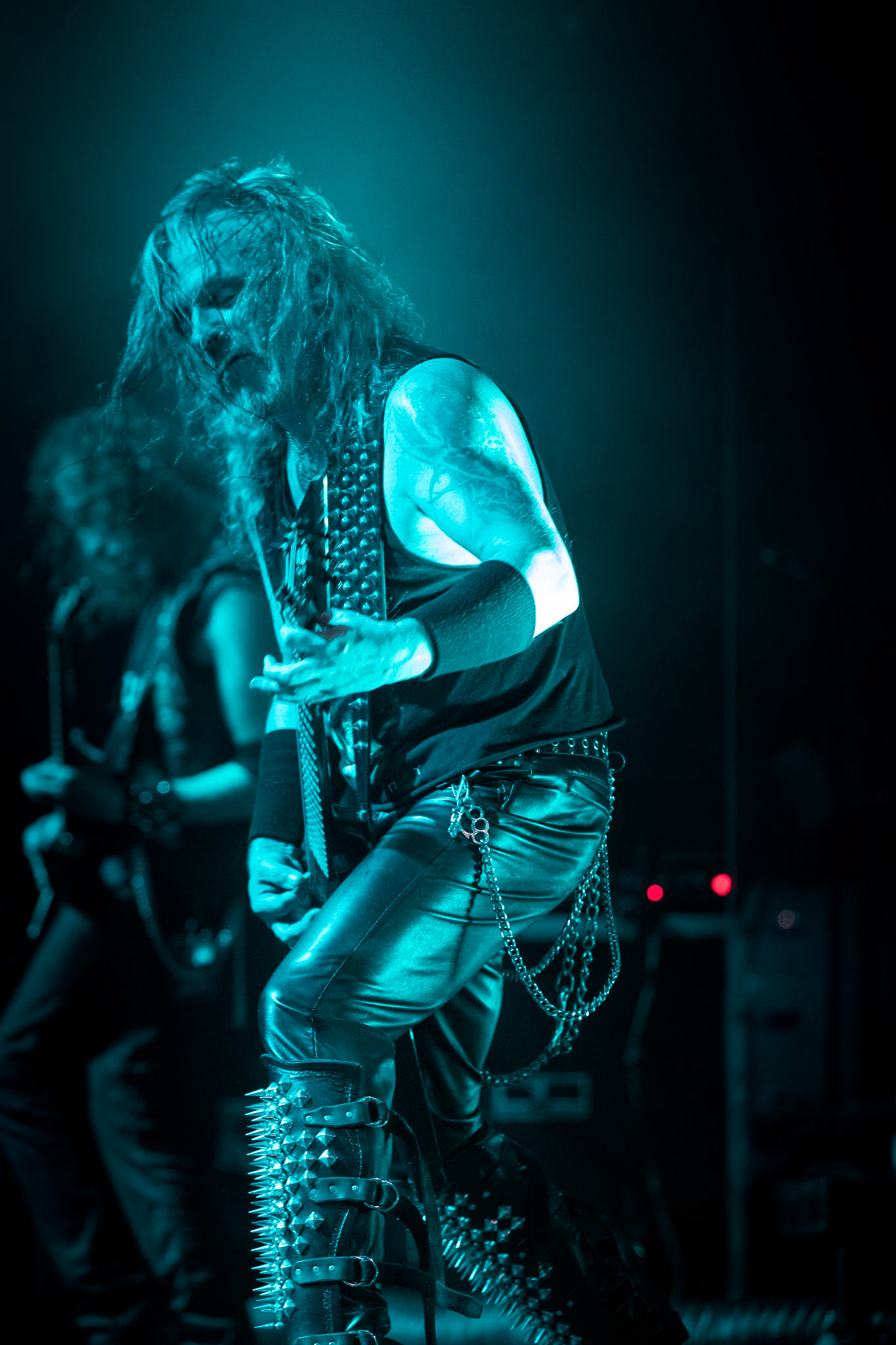 Legendy Metalu Vader - Death Metal - koncert Legendy Metalu w warszawskiej Progresji, 
Peter: Guitar + Vocals
Pajak: Guitar
Hal: Bass
James: Drums
fot. Andrzej kaziq Wasilkiewicz/Reporter