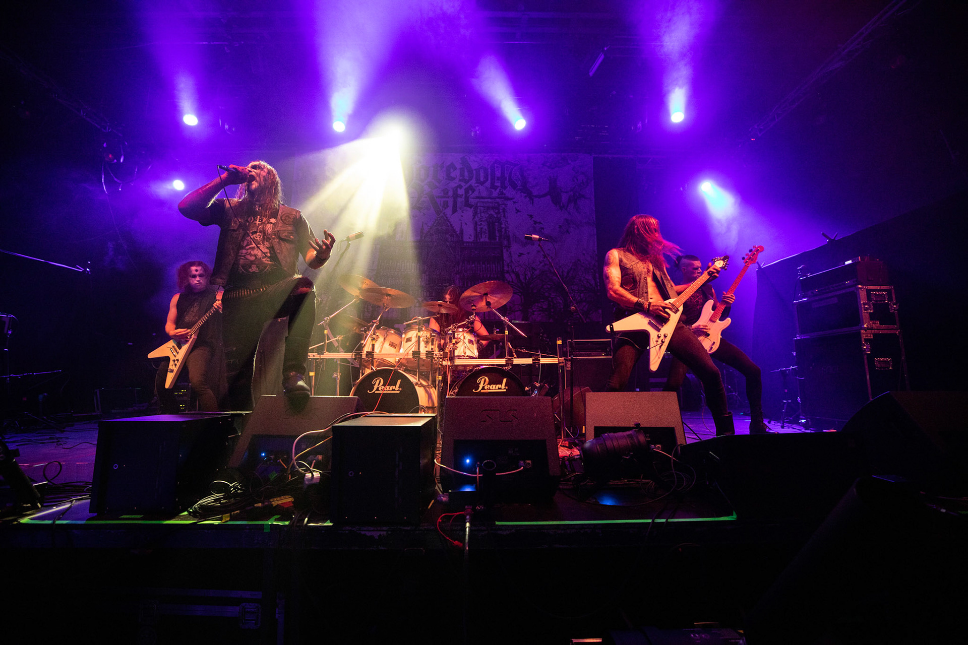 WHOREDOM RIFE - Norwegia - black metal,
koncert w Warszawskiej Progresji w ramach trasy Ecclesia Diabolica Baltica.
fot. Andrzej Wasilkiewicz/Reporter