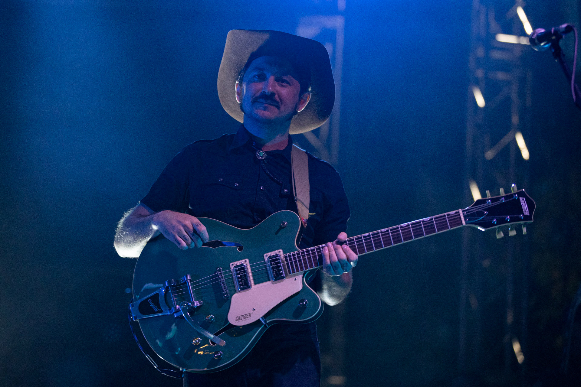 13.08.2021 koncert Me And That Man w Warszawie,Letnia scena Progresji, Gramy do Woli.n/z Sasha Boole - gitara, wokal,Fot. Andrzej Wasilkiewicz/Reporter