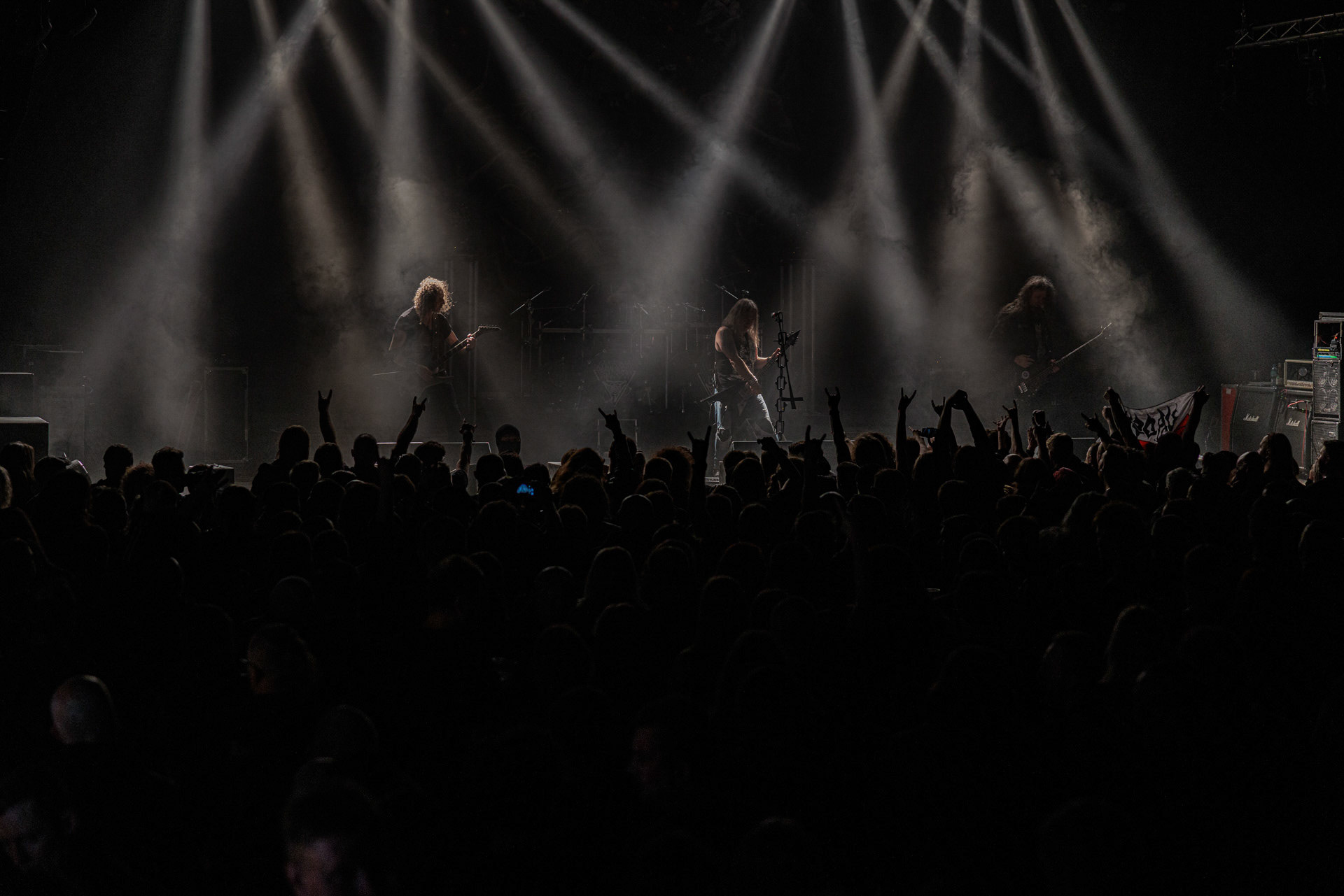 18.02.2022 - Vader - trasa Przebudzenie Tyranow koncert w warszawskiej Progresji.Peter: Guitar + VocalsSpider: GuitarHal: BassKruszyna: DrumsLeft Hand Sounds, Knock Out Productions, Massive Music,fot. Andrzej Wasilkiewicz/Reporter