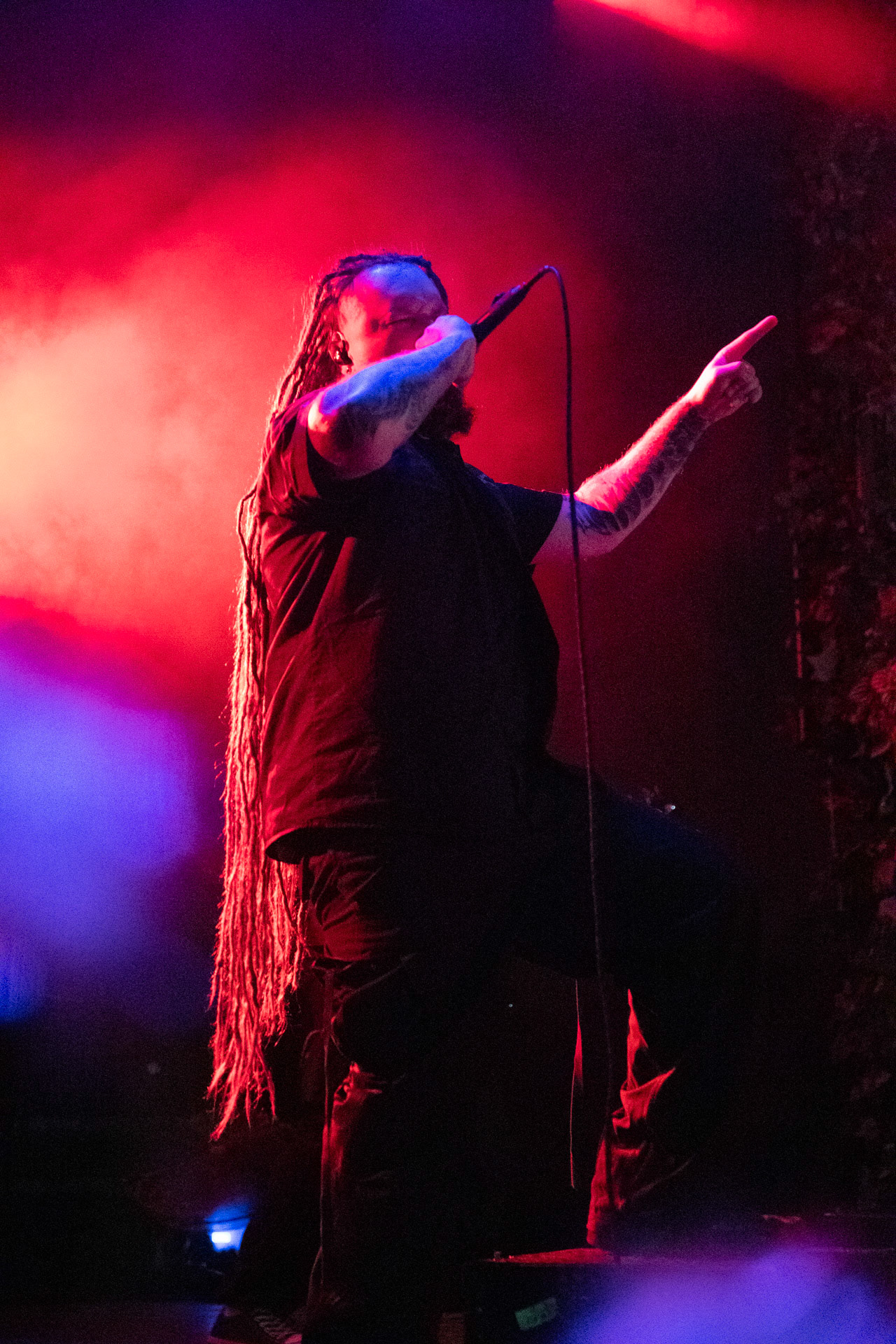 28.08.2021 Decapitated - koncert, Warszawa klub REJS,Lato w Plenerze, Winiary Bookings, Mystic Production, Nuclear Blast,n/z Rafal Rasta Piotrowski – wokal, Fot. Andrzej Wasilkiewicz/Reporter