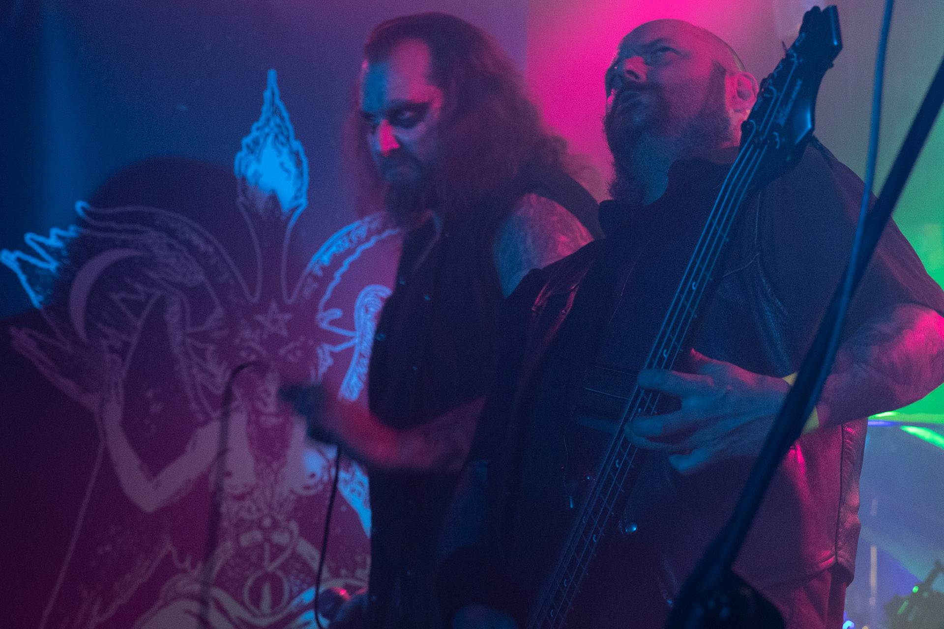 14.01.2019r. Witchmaster,  trasa XX years of Violence & Blasphemy klub VooDoo  Warszawa.  fot. Andrzej Wasilkiewicz/Reporter