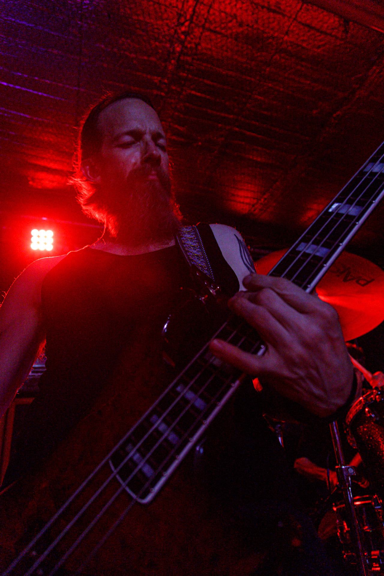 7.07.2022 - HIGH ON FIRE - legenda sceny stoner/doom z Mattem Pikem na czele, koncert w warszawskiej Hydrozagadce.n/z Matt Pike – gitara, wokal,n/z Jeff Matz – gitara basowa,n/z Coady Willis - perkusja,Doom metal, stoner metal, sludge metal, thrash metal.Produkcja WiniaryBookings. fot. Andrzej Wasilkiewicz/Reporter