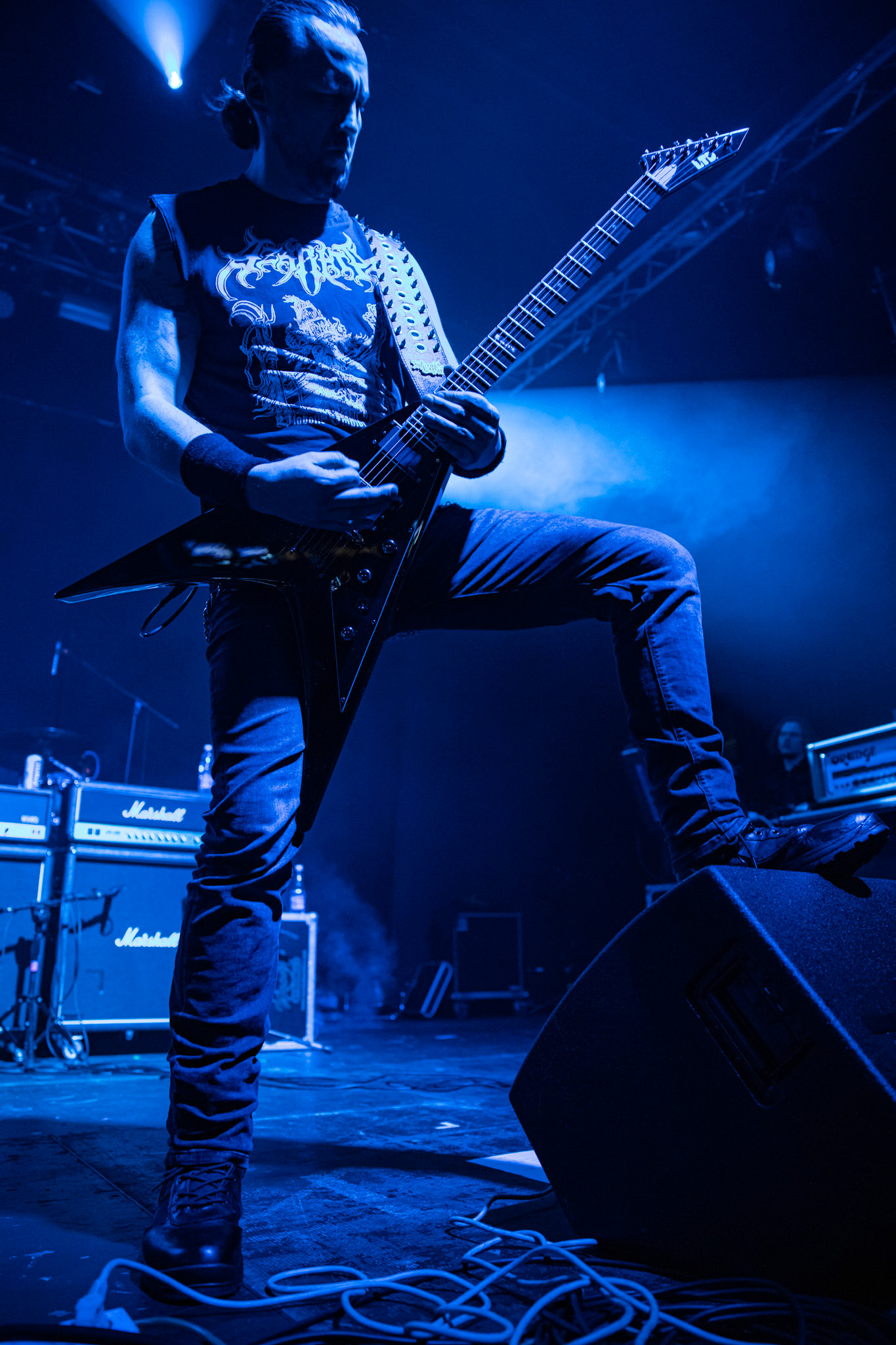 21.12.2019 Metalowa Wigilia 2019 w warszawskiej Progresji.
Koncert zespołu Infernal War, polski blackmetal.
Massive Music 
fot. Andrzej Wasilkiewicz/REPORTER