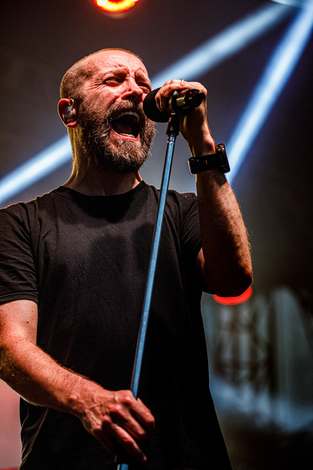 22.07.2022 Paradise Lost - warszawski koncert na letniej scenie klubu Progresja.Knock Out Production, Nuclear Blast, n/z Nick Holmes – wokal,n/z Gregor Mackintosh – gitara prowadząca,n/z Aaron Aedy – gitara rytmiczna,n/z Steve Edmondson – gitara basowa,n/z Waltteri Vayrynen – perkusja,Produkcja Knock Out Productions,Fot. Andrzej Wasilkiewicz/Reporter