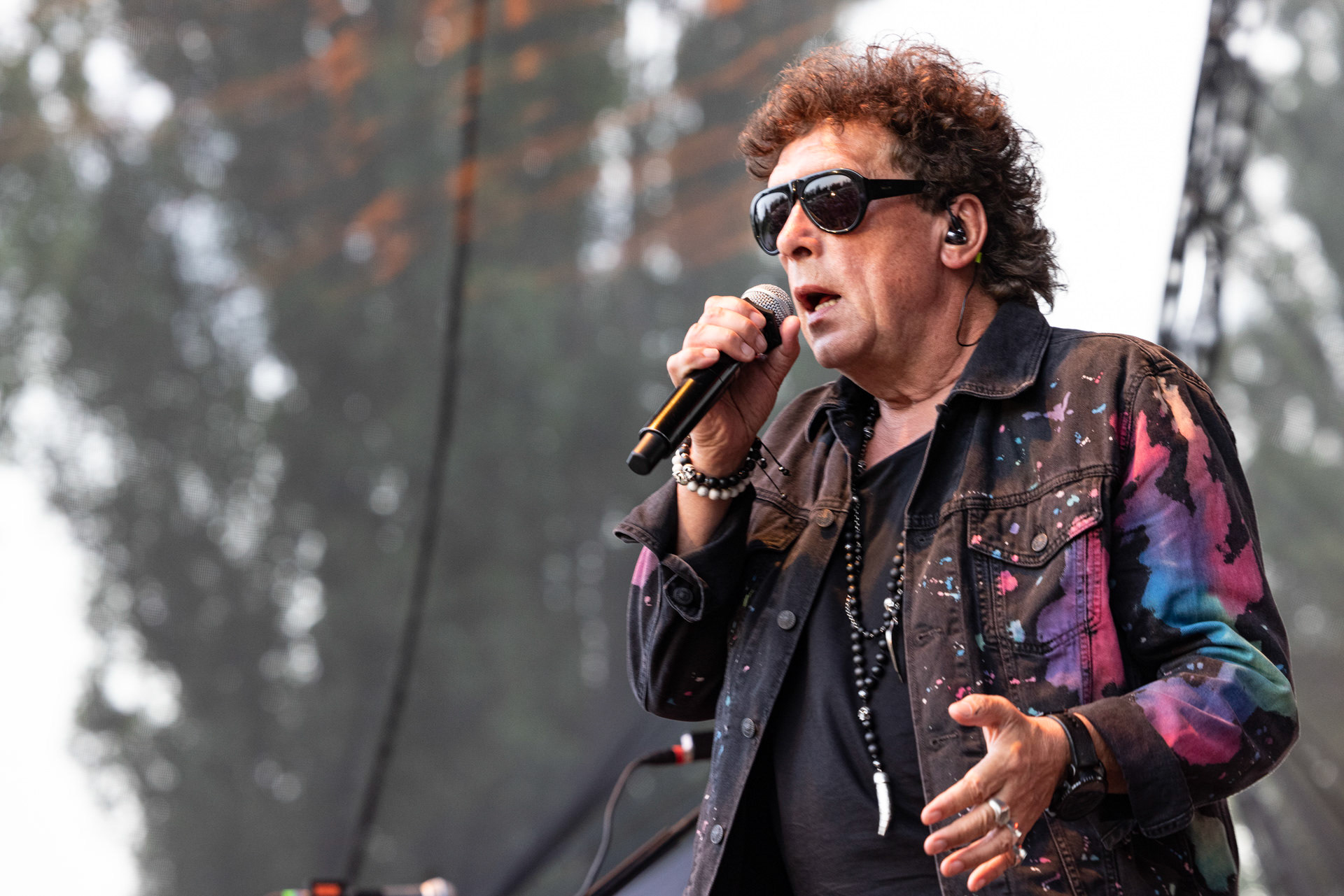 Koncerty Lady Pank w ramach urodzinowej trasy LP40 warszawska Pogresja.Gramy do Woli. Polski Rock, pop, soft rock, polska grupa rockowa z czasów PRL.n/z. Janusz Panasewicz – wokal, Fot. Andrzej kaziq Wasilkiewicz/Reporter