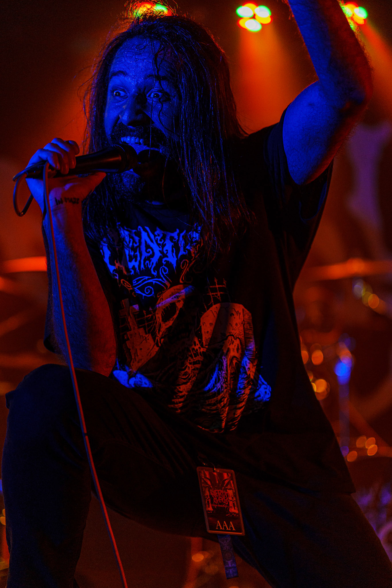 15.07.2023 - NERVOCHAOS - Brazil, Death metal, Warszawa, klub Potok. fot. Andrzej Wasilkiewicz/kaziq.com