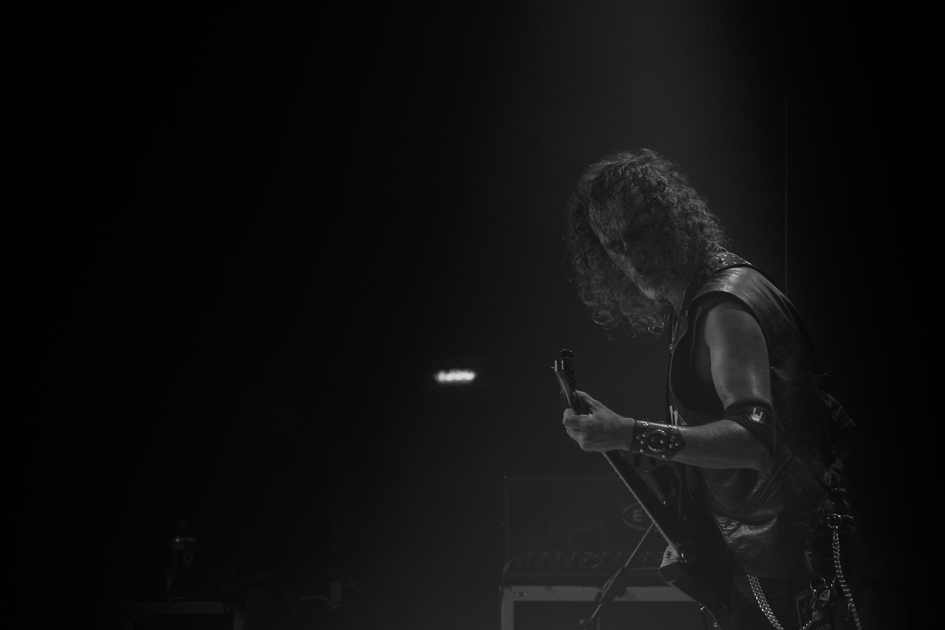 Legendy Metalu Vader - Death Metal - koncert Legendy Metalu w warszawskiej Progresji, 
Peter: Guitar + Vocals
Pajak: Guitar
Hal: Bass
James: Drums
fot. Andrzej kaziq Wasilkiewicz/Reporter