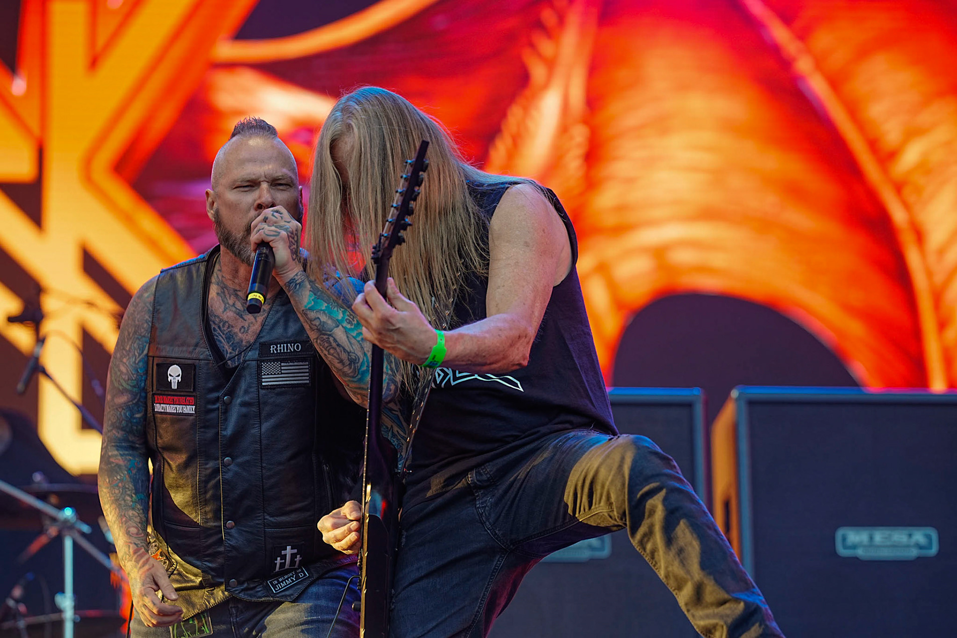 10.06.2023 Dark Angel trzeci dzien festiwaluMystic Festival 2023, Stocznia Gdanska fot. Andrzej Wasilkiewicz/Reporter