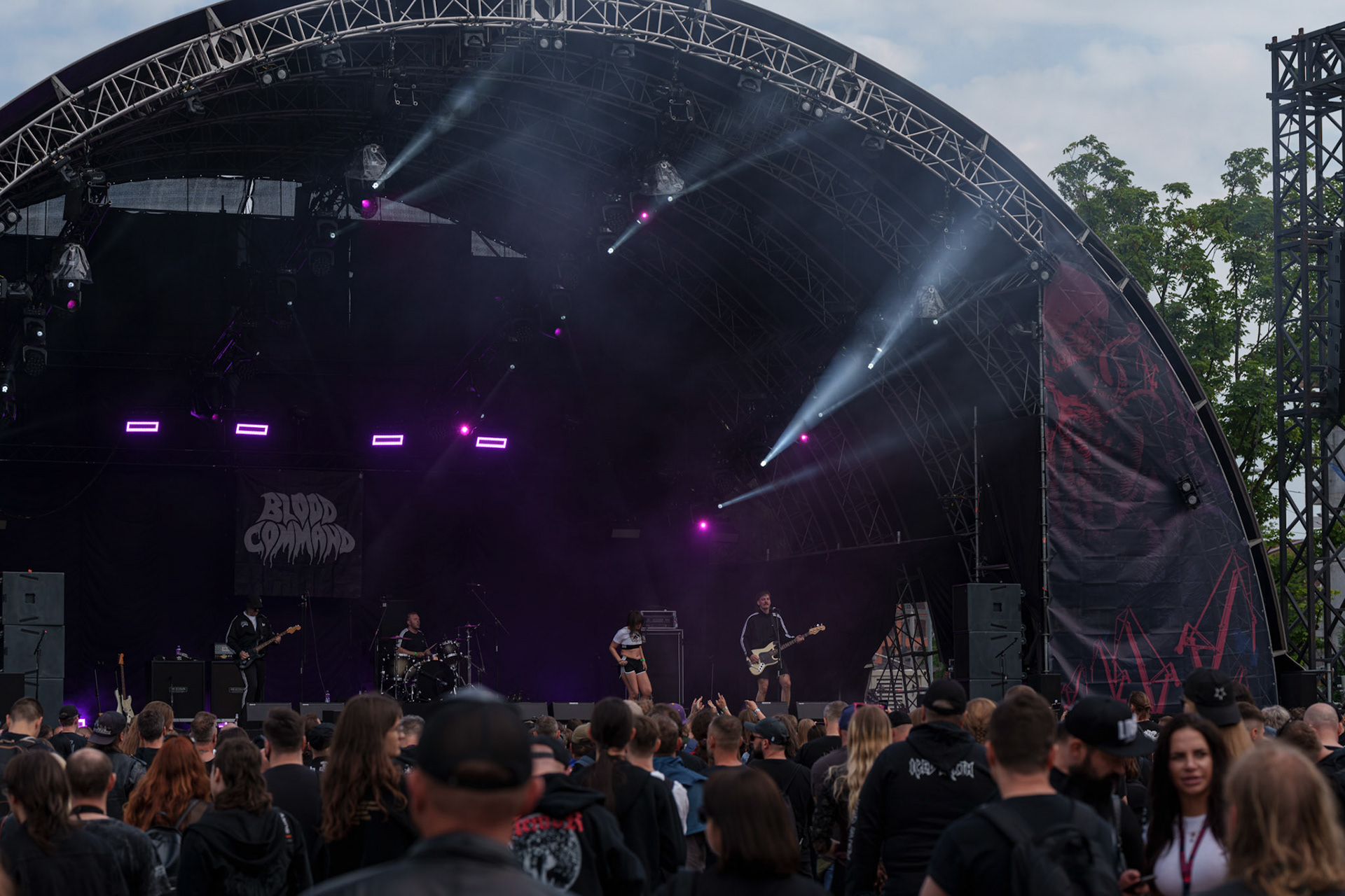 7.06.2024 BLOOD COMMAND -  Mystic Festival 2024 Gdansk. Drugi dzien. fot. Andrzej Wasilkiewicz/Reporter