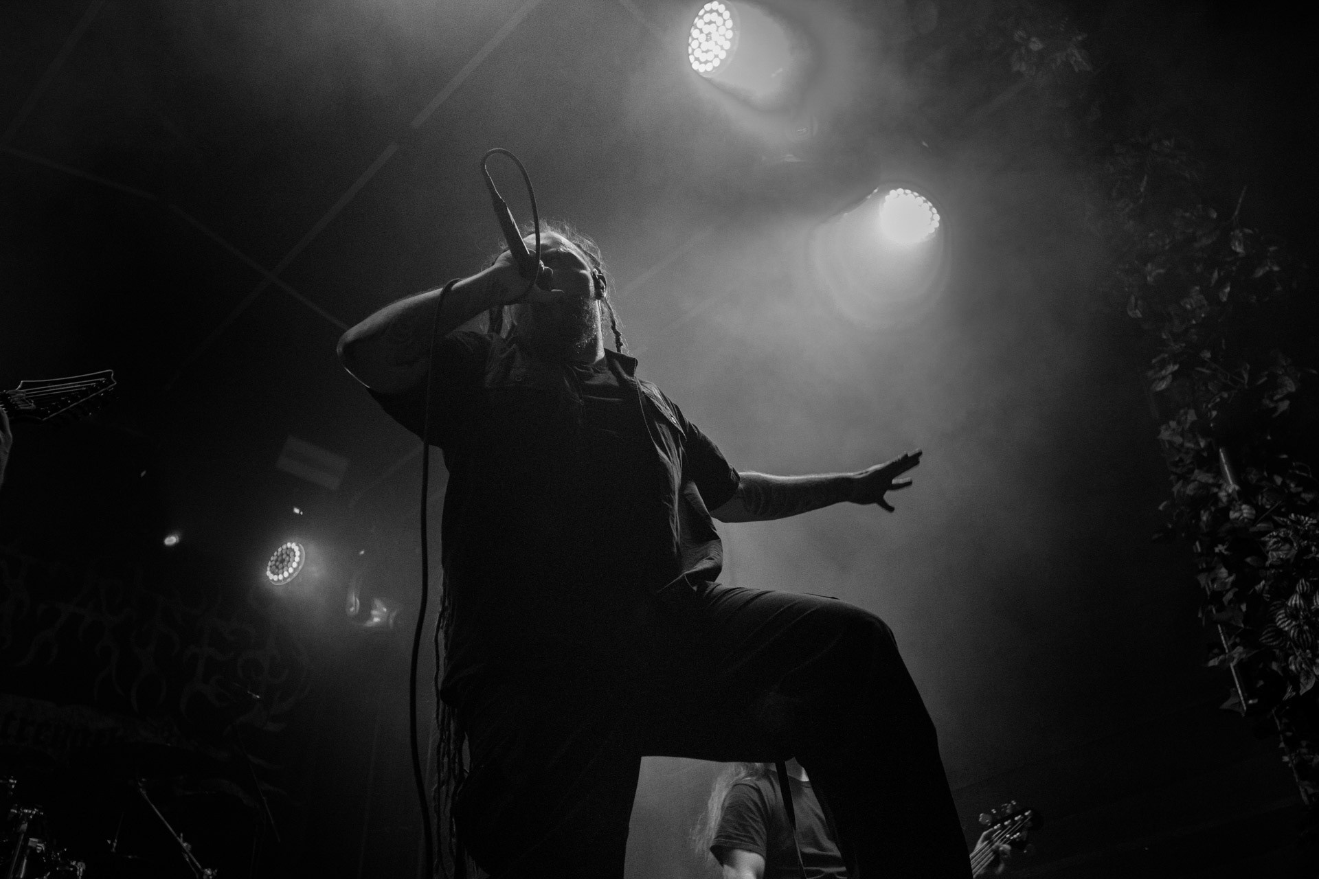 28.08.2021 Decapitated - koncert, Warszawa klub REJS,Lato w Plenerze, Winiary Bookings, Mystic Production, Nuclear Blast,n/z Waclaw Vogg Kieltyka – gitara,n/z Rafal Rasta Piotrowski – wokal, n/z James Stewart - perkusja, n/z Pawel Pasek - bass,Fot. Andrzej Wasilkiewicz/Reporter