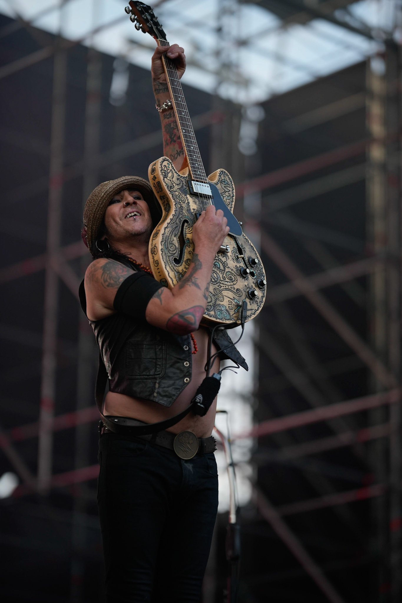 9.06.2023 The Hellacopters dzien drugi festiwaluMystic Festival 2023, Stocznia Gdanska fot. Andrzej Wasilkiewicz/Reporter