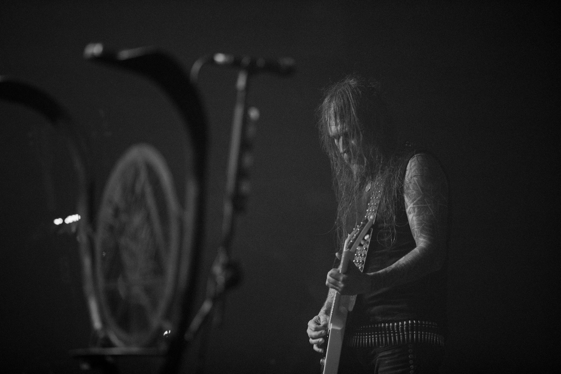 15.12.2017r. Behemoth koncert Merry Christless - Warszawa Progresja, Adam "Nergal" Darski – gitara, wokal prowadzący, 
Zbigniew "Inferno" Promiński – perkusja,
Tomasz "Orion" Wróblewski – gitara basowa, Patryk "Seth" Sztyber – gitara,  fot. Andrzej Wasilkiewicz/Reporter