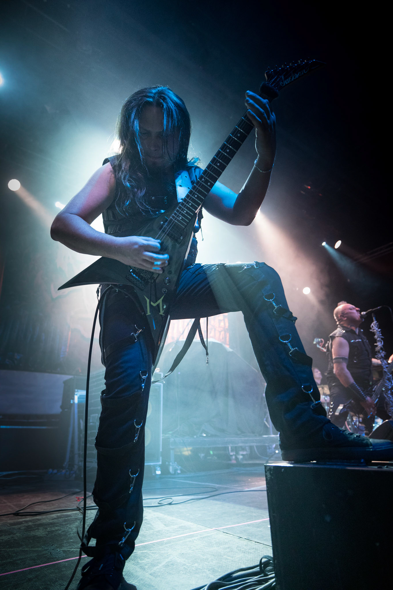 Legendy Metalu QUO VADIS - Thrash Metal - koncert Legendy Metalu w warszawskiej Progresji,
Tomasz "Skaya" Skuza - bass/vocal
Ian "Źdźbło" Bemolator- guitar
Mateusz "Matek" Lazar - guitar
Szymon "Sajmon" Synówka - drums
fot. Andrzej kaziq Wasilkiewicz