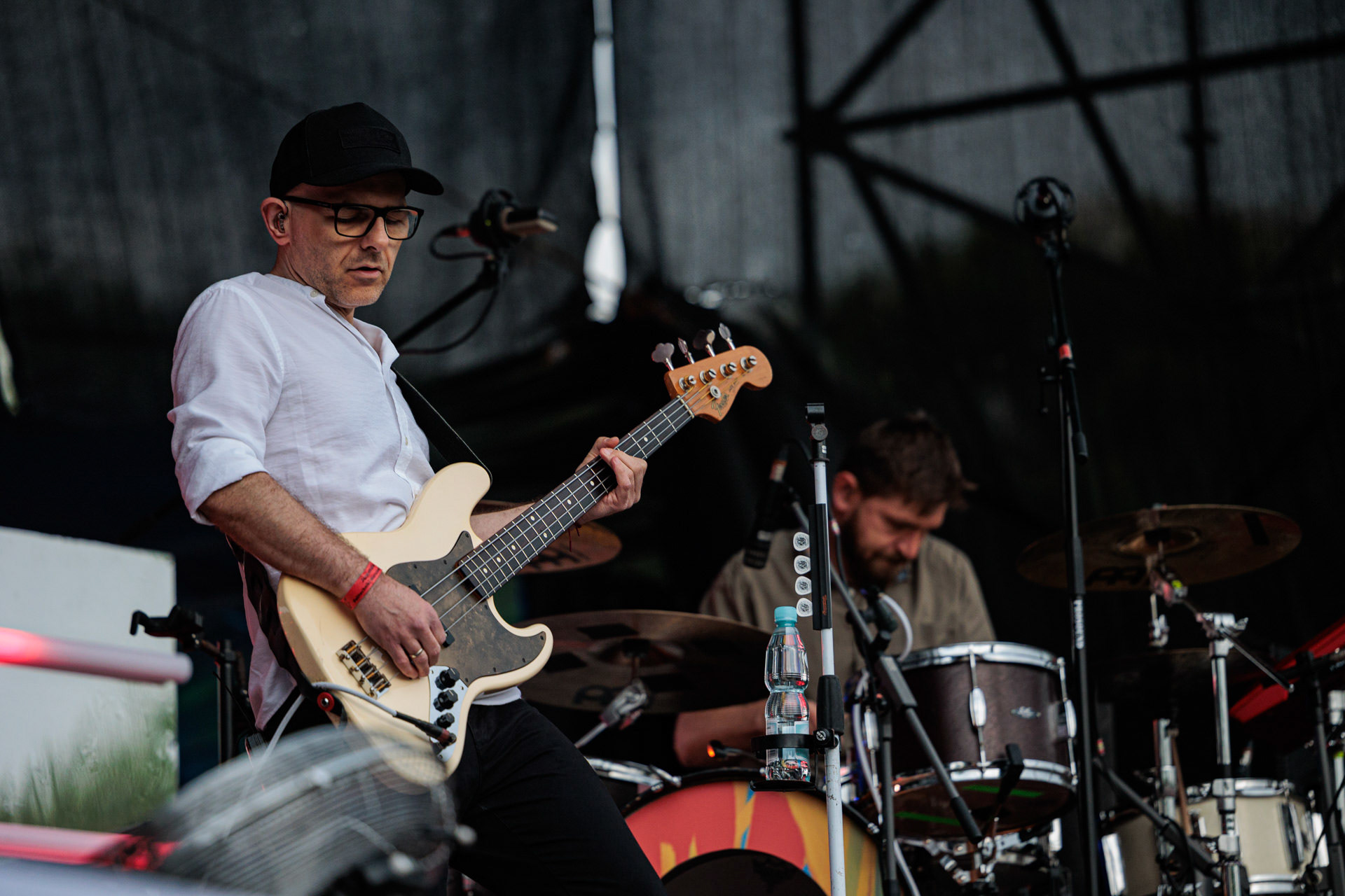 13.05.2022 Happysad Juwenalia Politechniki Warszawskiejn/z Jakub Kawalec – wokal, gitara, n/z Artur Artour Telka – gitara basowa, rock alternatywny, Mystic Production, Juwenalia 2022,fot. Andrzej Wasilkiewicz/Reporter