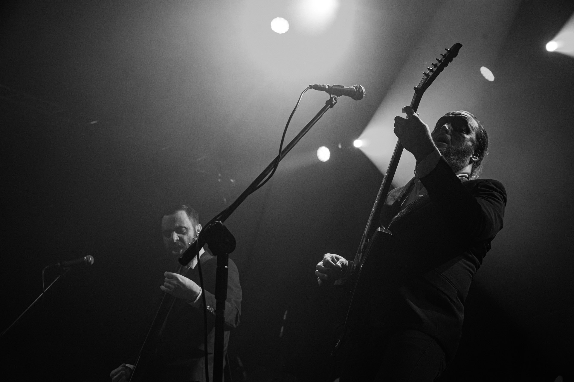 18.12.2021 Masturbator - Antysylwester Antyradia, 18 lat klubu Progresja,n/z Vithor/ growl-git, n/z Raefoth/bas, n/z Czaha/beki, n/z Mayhem/git,metal, blackmetal, thrashmetal, satanic old skull metal, fot. Andrzej Wasilkiewicz/Reporter