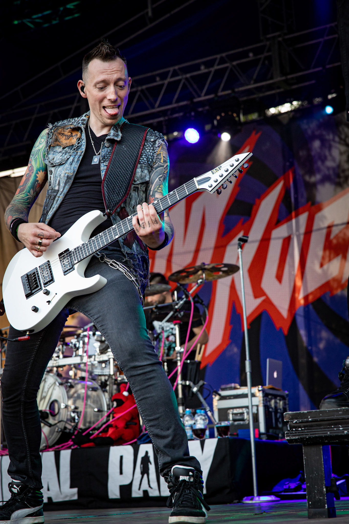 Nocny KochanekNocny Kochanek - koncert Warszawa Progresja,Gramy Do Woli, Zdrajcy Metalu, klasyczny heavy metal, alter ego Night Mistress.n/z Arkadiusz Majstrak – gitara,Fot. Andrzej Wasilkiewicz/Reporter