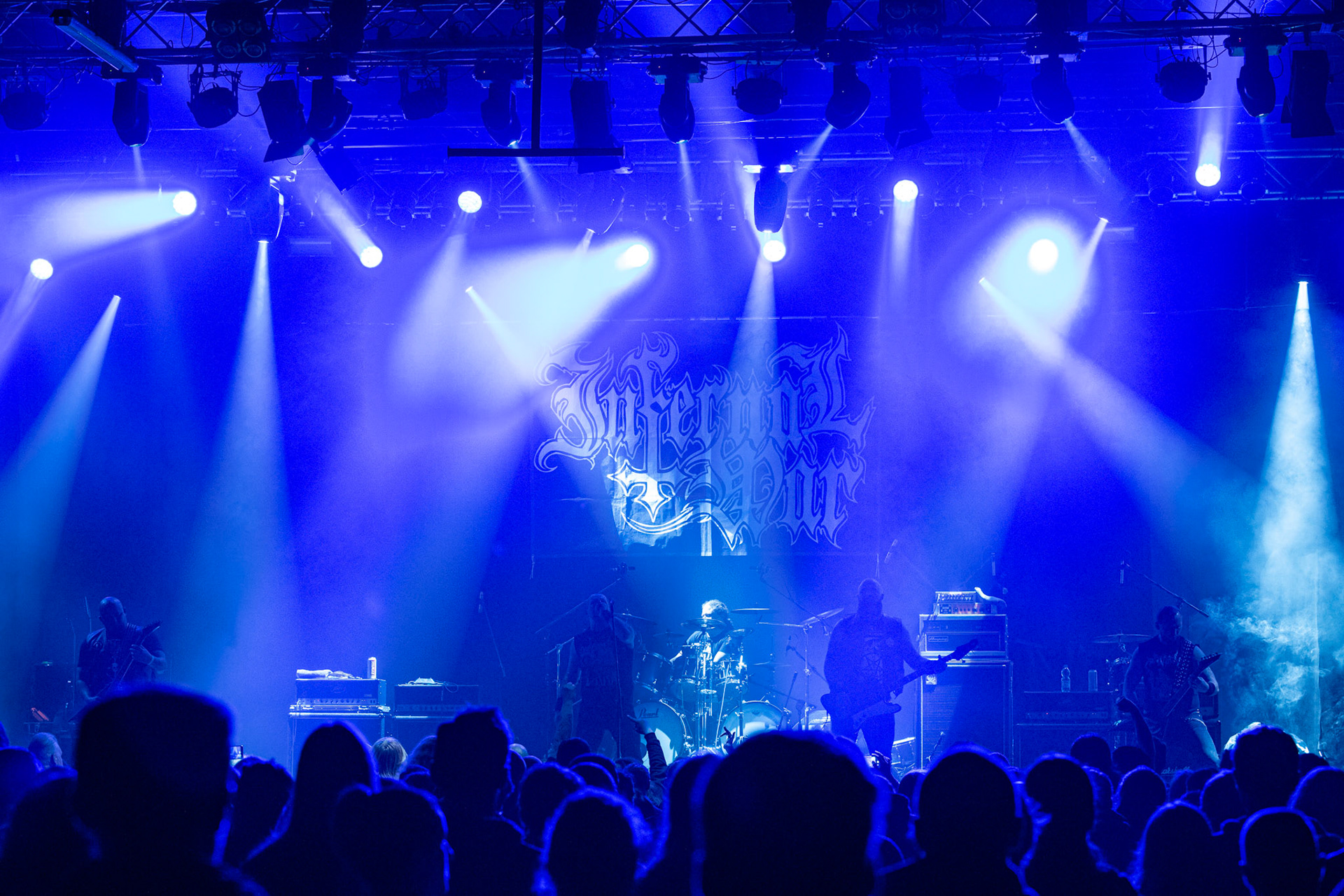 21.12.2019 Metalowa Wigilia 2019 w warszawskiej Progresji.
Koncert zespołu Infernal War, polski blackmetal.
Massive Music 
fot. Andrzej Wasilkiewicz/REPORTER