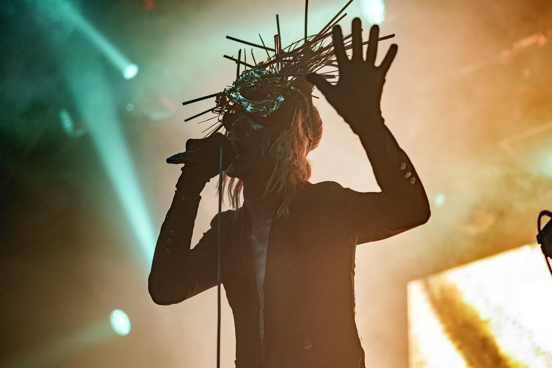 22.10.2021 Chris Corner - jako IAMX, klub Progresja, Warszawa. fot. Andrzej Wasilkiewicz/Reporter